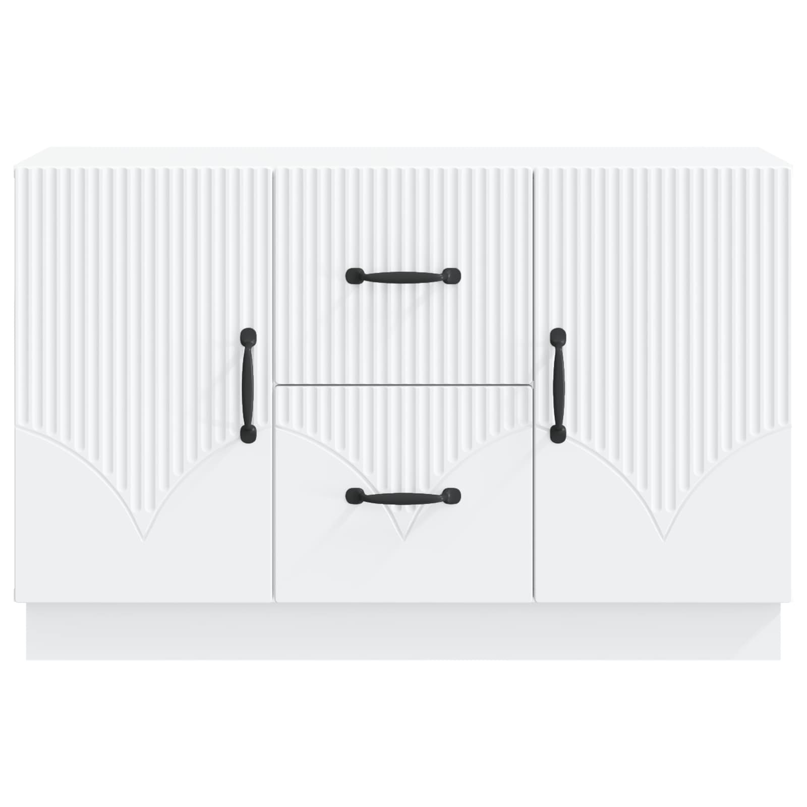 Buffet avec tiroir Blanc 89 x 34,5 x 57 cm Bois d'ingénierie - XIOS