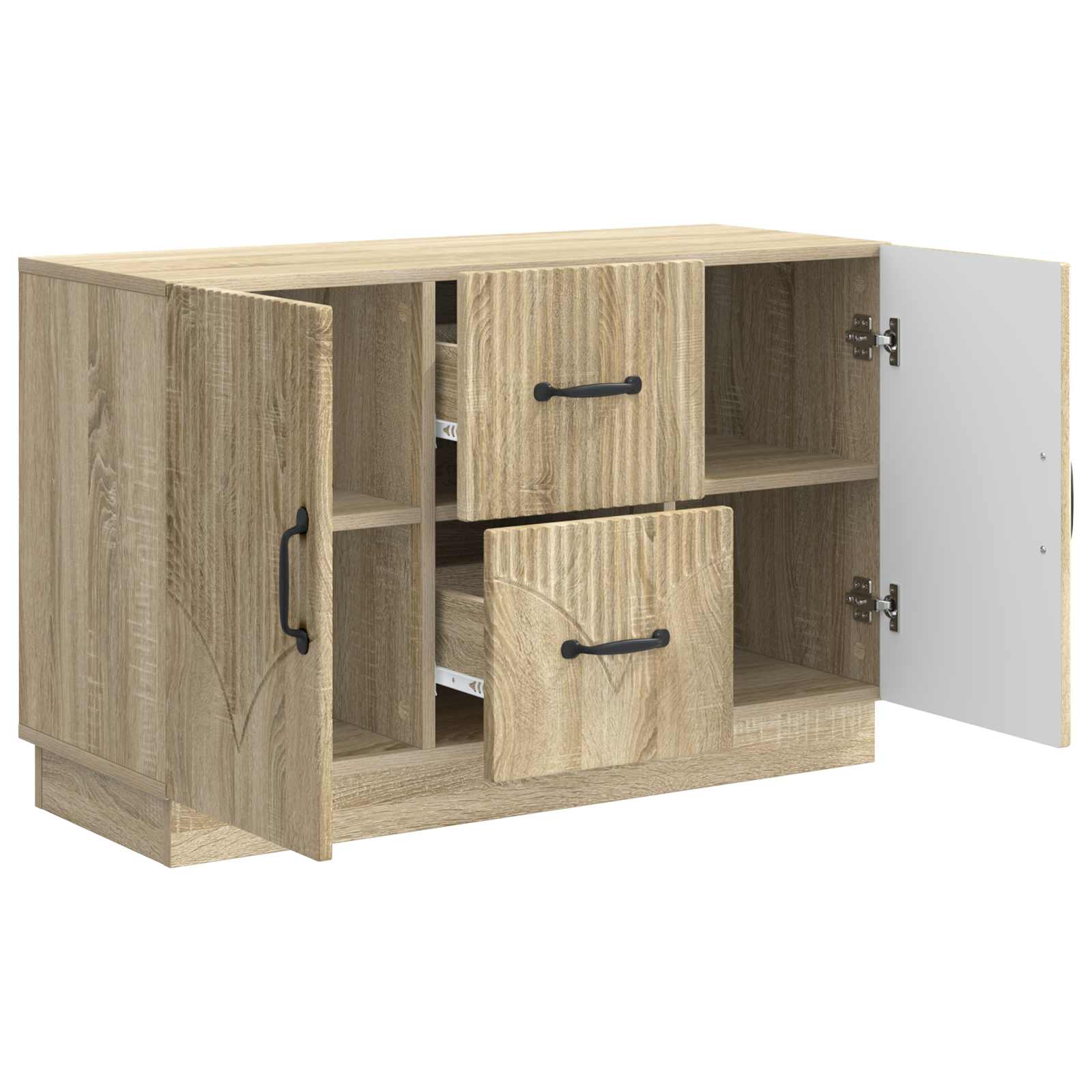 Buffet Chêne Sonoma 89 x 34,5 x 57 cm Bois d'ingénierie - XIOS