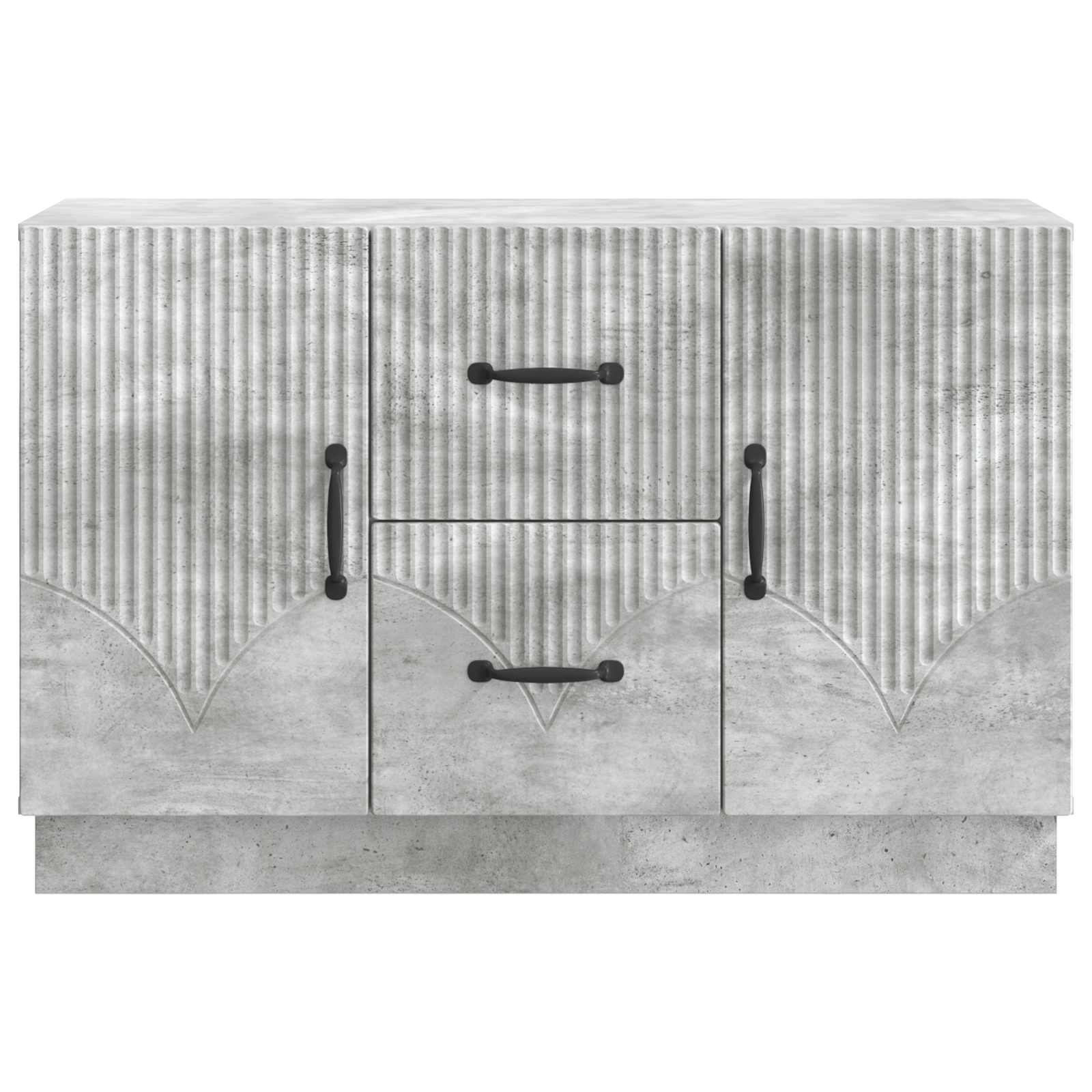 Buffet Gris béton 89 x 34,5 x 57 cm Bois d'ingénierie - XIOS