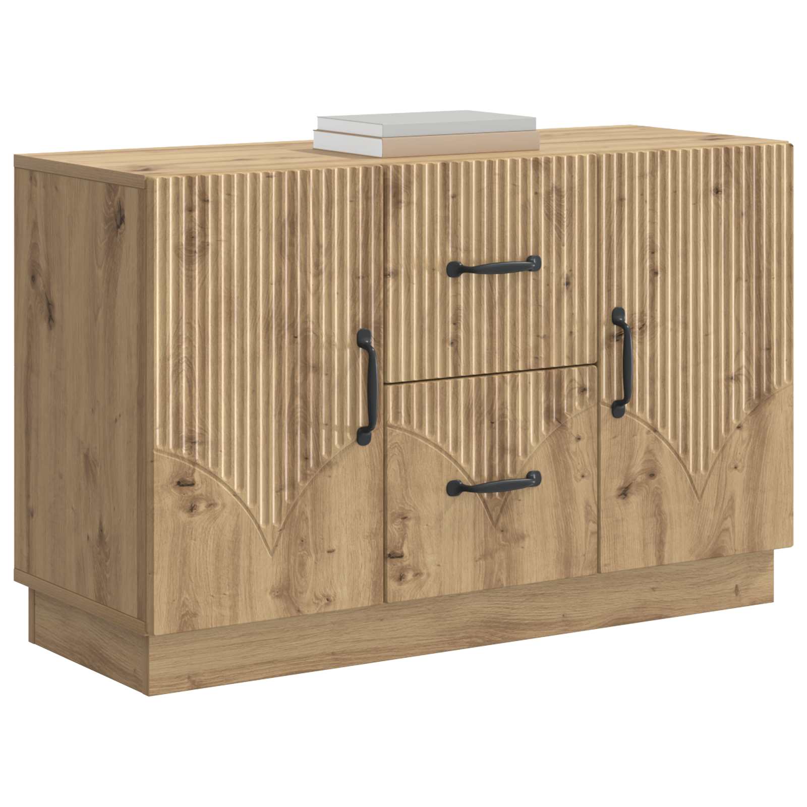 Buffet Chêne artisanal 89 x 34,5 x 57 cm Bois d'ingénierie - XIOS