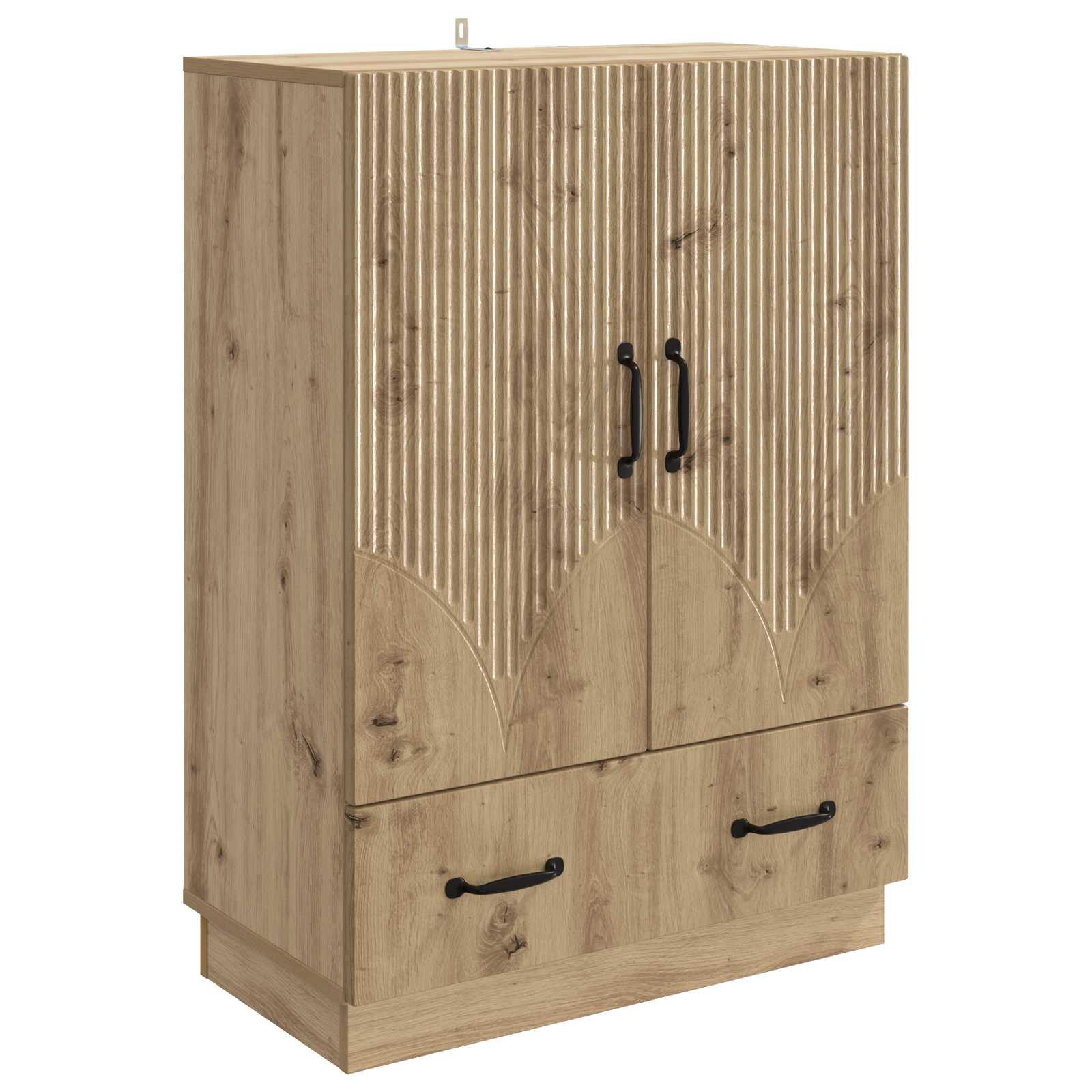 Buffet Chêne artisanal 66 x 34,5 x 92 cm Bois d'ingénierie - XIOS