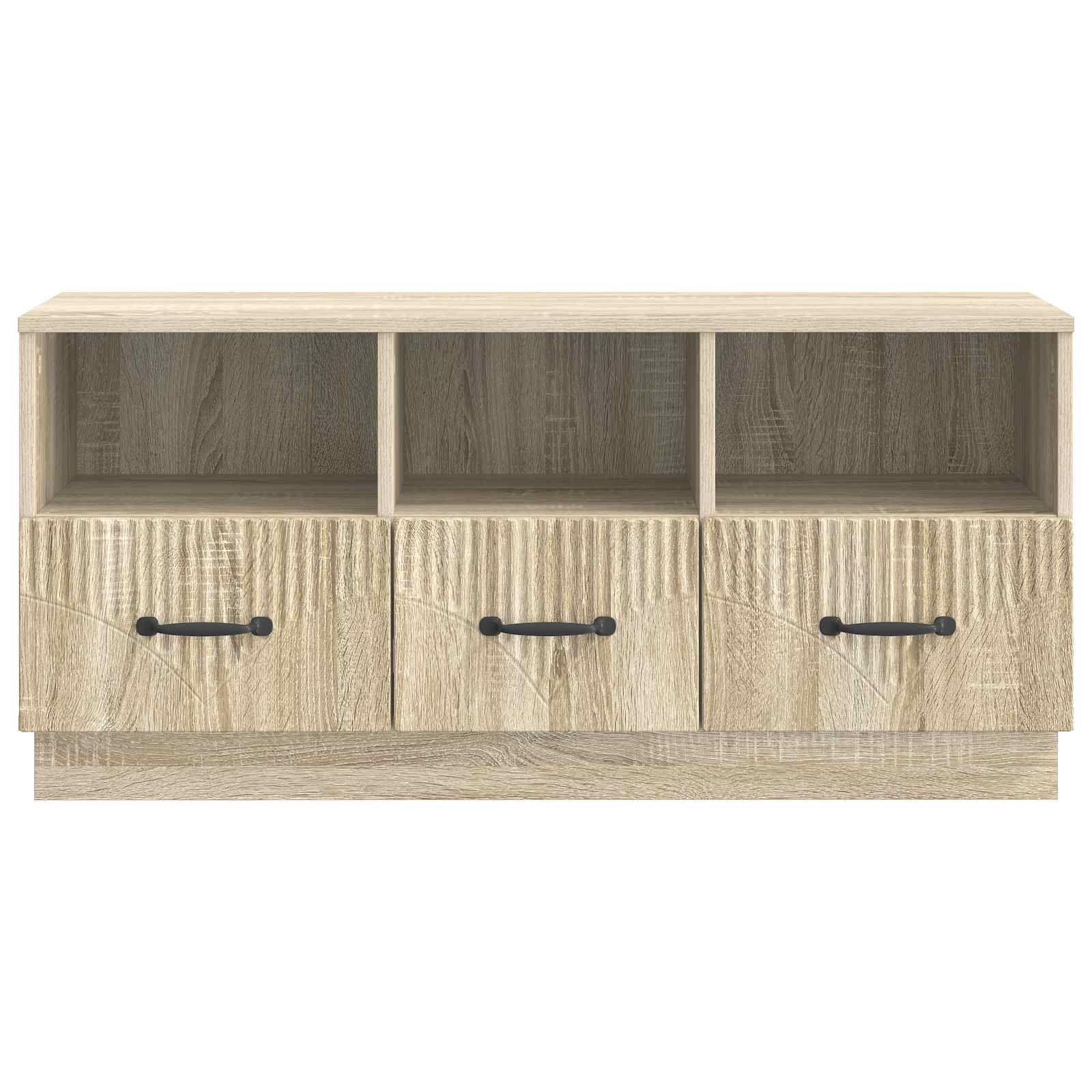 Meuble TV Chêne Sonoma 102 x 34,5 x 47 cm Bois d'ingénierie - XIOS