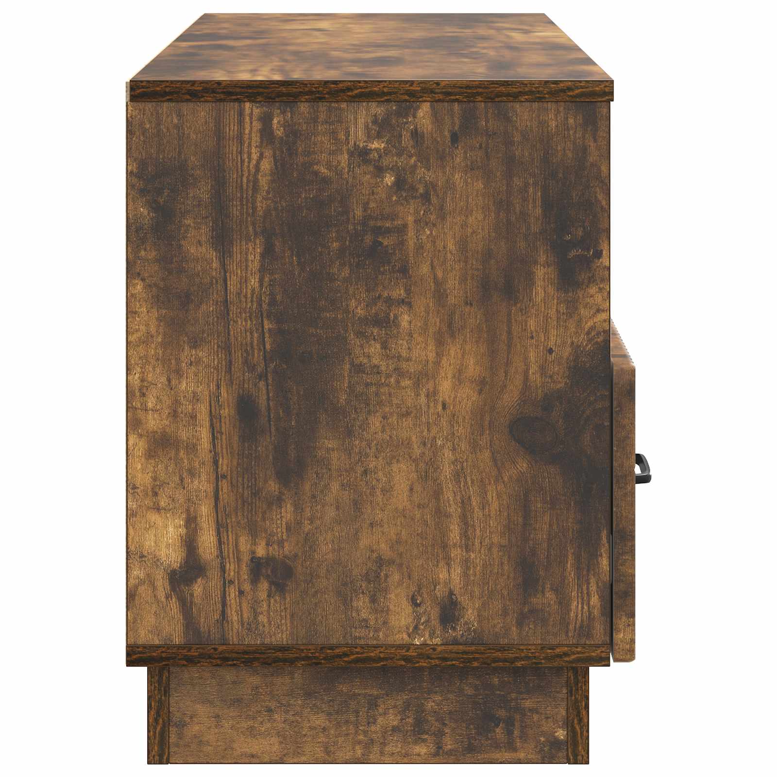 Meuble TV Chêne fumé 102 x 34,5 x 47 cm Bois d'ingénierie - XIOS