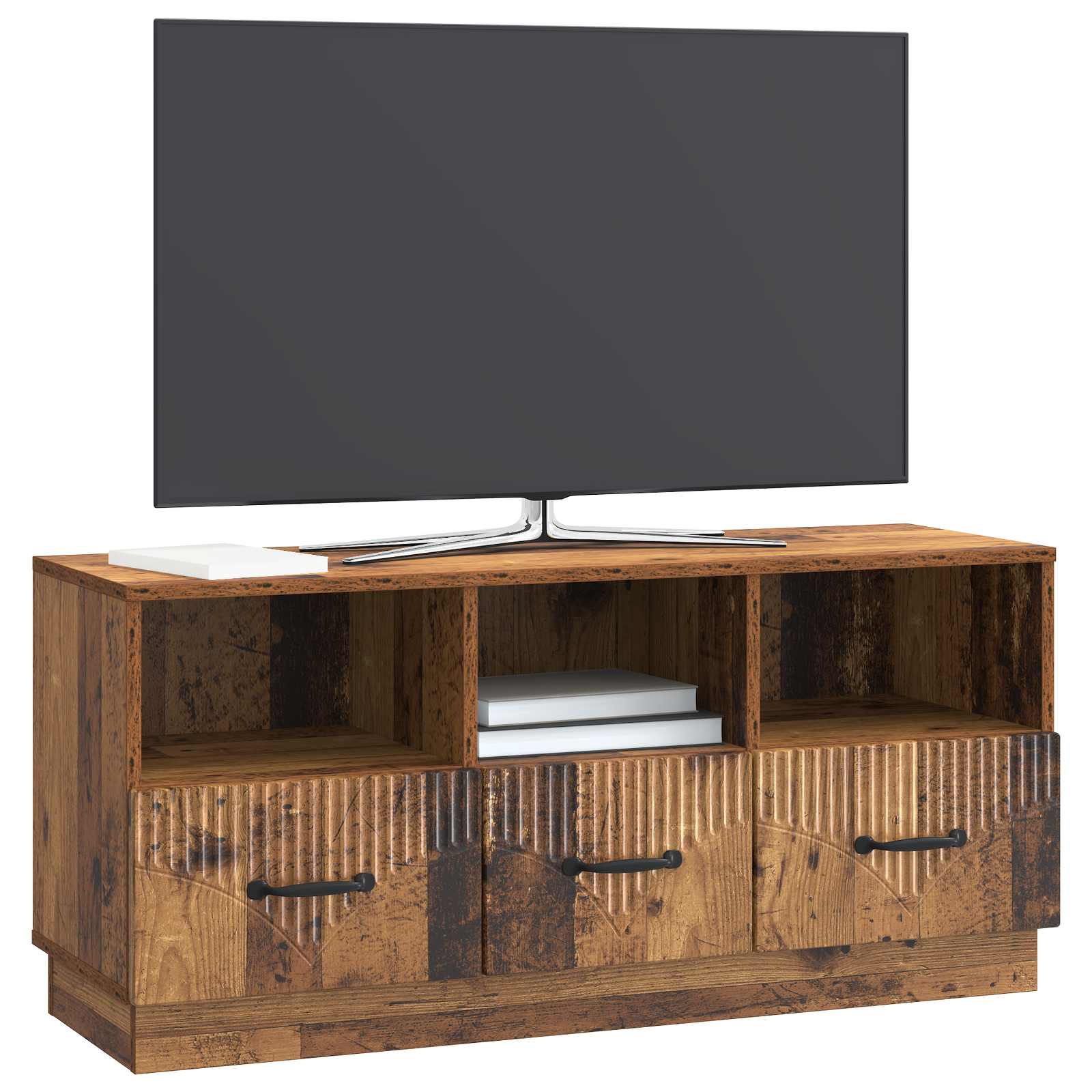 Meuble TV Bois ancien 102 x 34,5 x 47 cm Bois d'ingénierie - XIOS