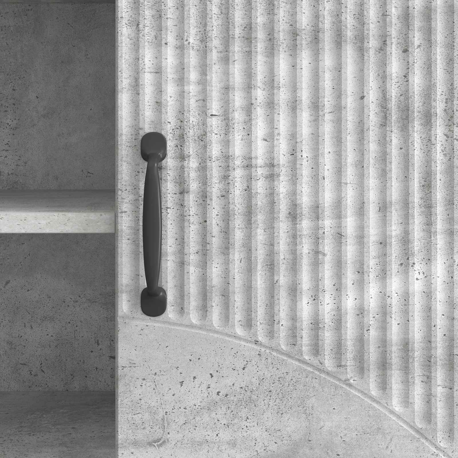 Meuble TV Gris béton 150 x 31 x 47 cm Bois d'ingénierie - XIOS