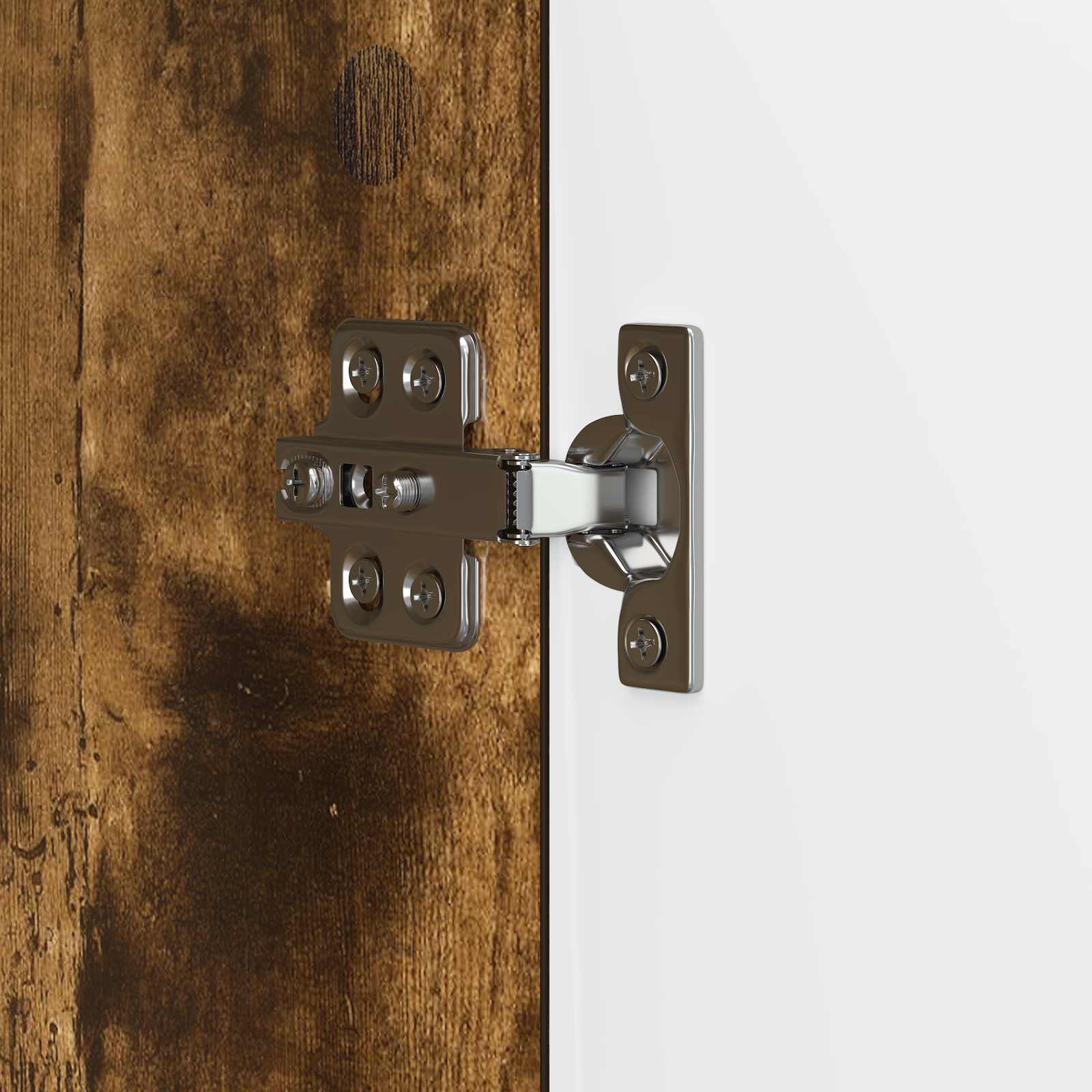 Meuble TV Chêne fumé 150 x 31 x 47 cm Bois d'ingénierie - XIOS