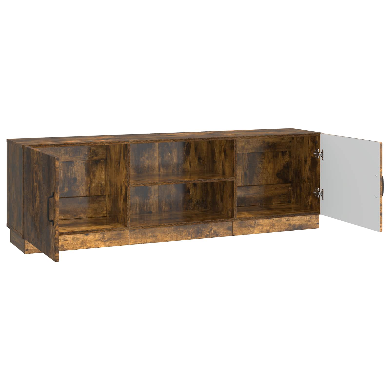 Meuble TV Chêne fumé 150 x 31 x 47 cm Bois d'ingénierie - XIOS