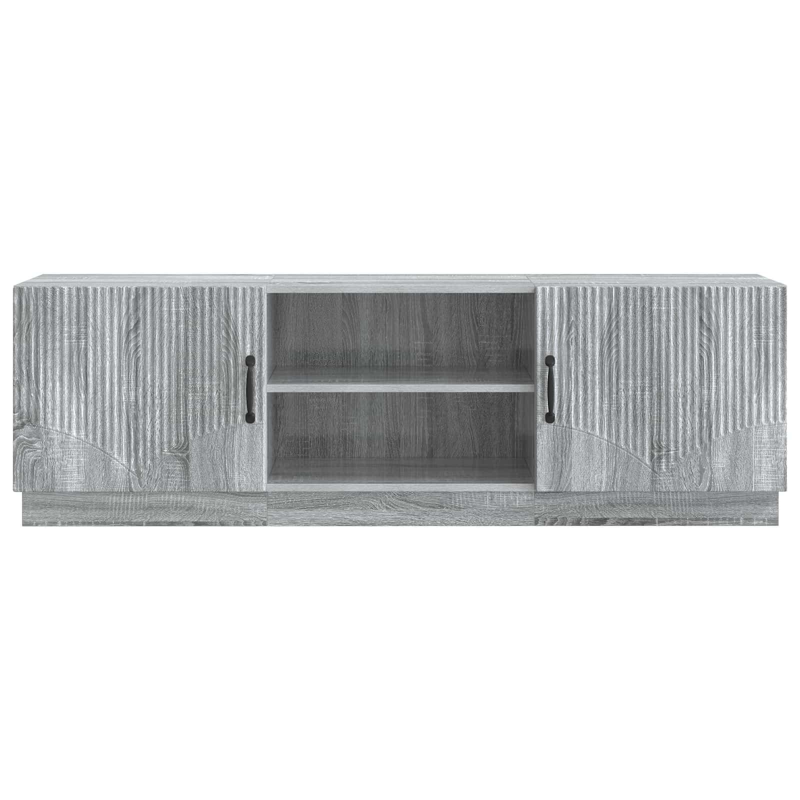Meuble TV Sonoma gris 150 x 31 x 47 cm Bois d'ingénierie - XIOS