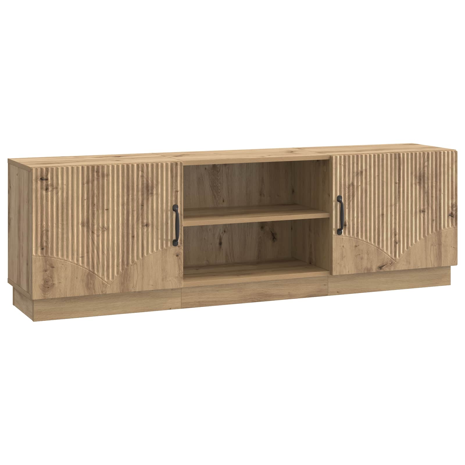Meuble TV Chêne artisanal 150 x 31 x 47 cm Bois d'ingénierie - XIOS