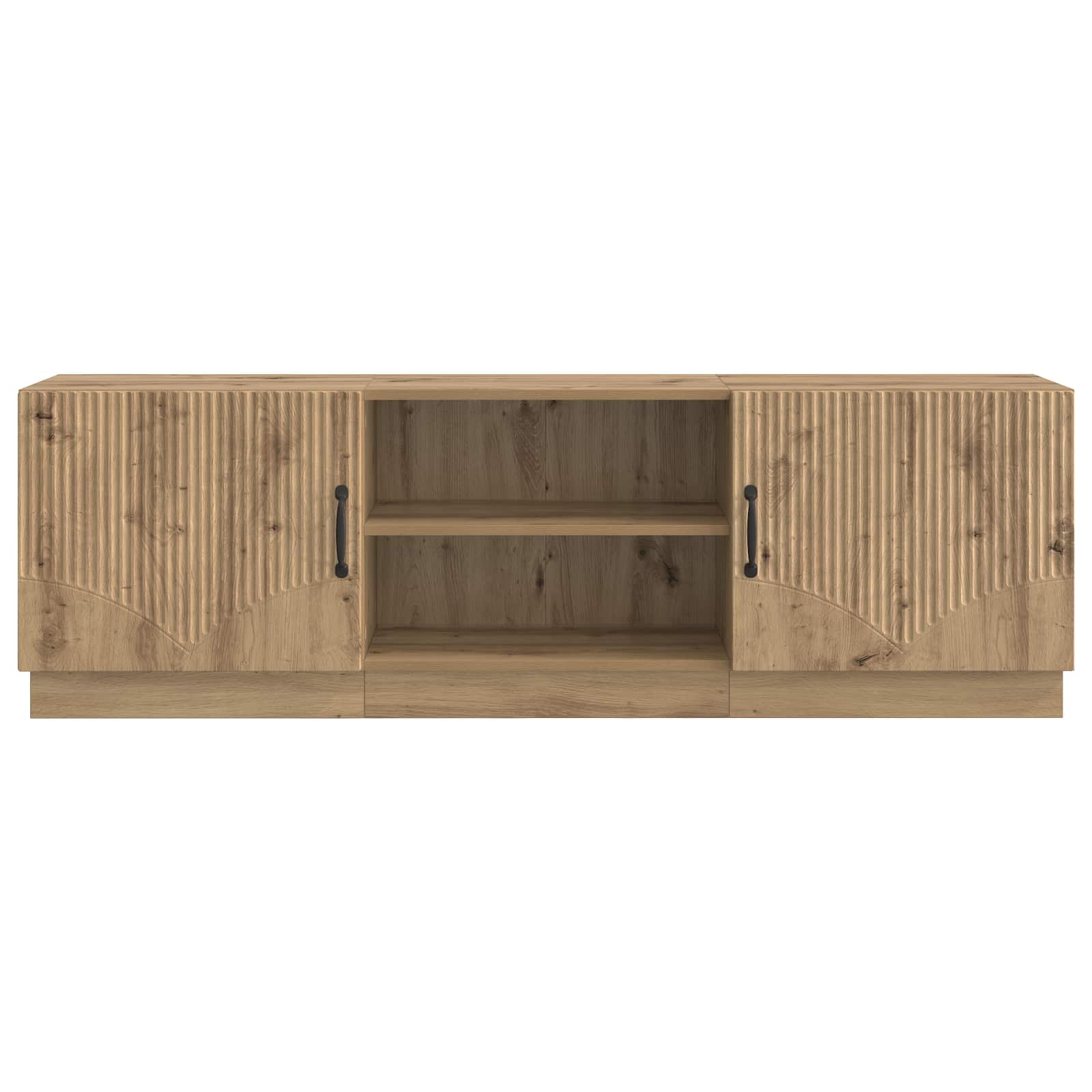 Meuble TV Chêne artisanal 150 x 31 x 47 cm Bois d'ingénierie - XIOS
