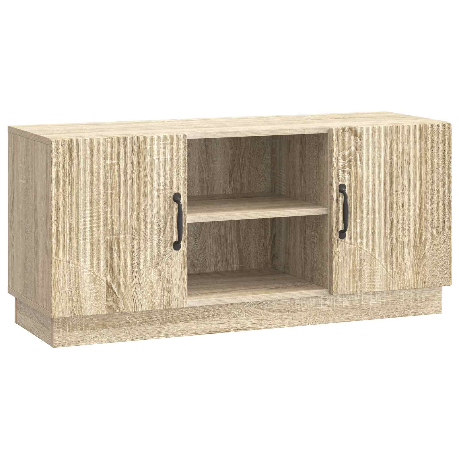 Meuble TV Chêne Sonoma 102 x 34,5 x 47 cm Bois d'ingénierie - XIOS