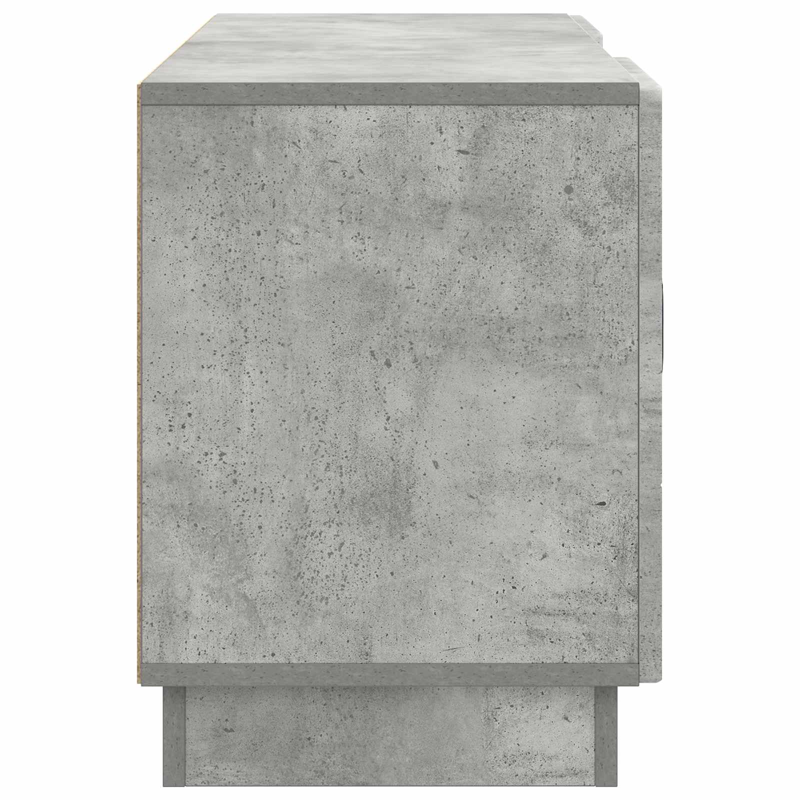 Meuble TV Gris béton 102 x 34,5 x 47 cm Bois d'ingénierie - XIOS