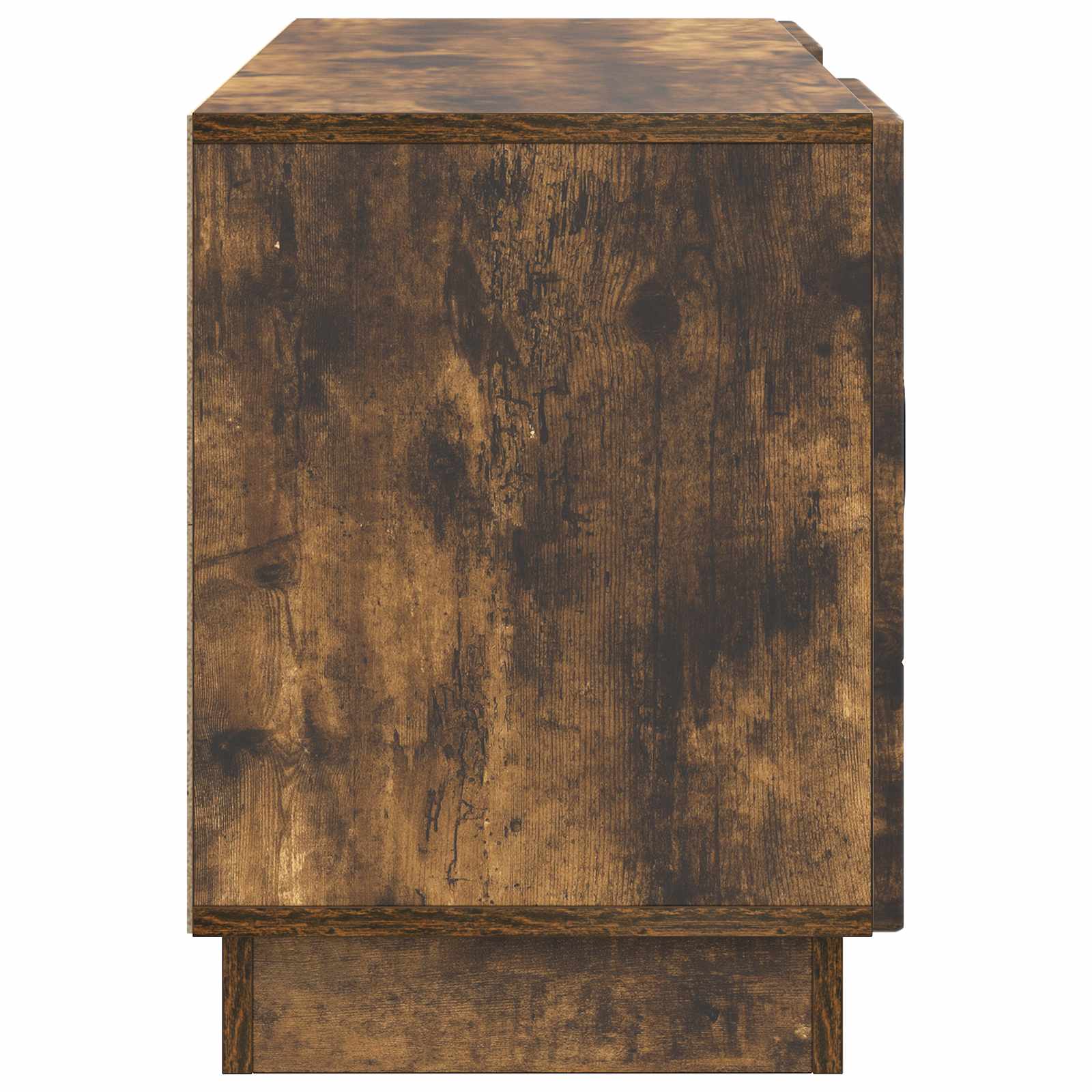 Meuble TV Chêne fumé 102 x 34,5 x 47 cm Bois d'ingénierie - XIOS