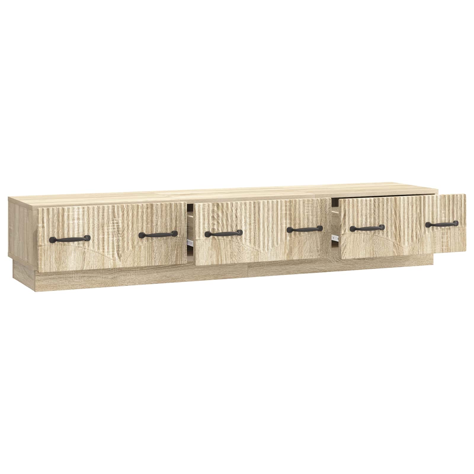 Meuble TV Chêne Sonoma 147 x 34,5 x 27 cm Bois d'ingénierie - XIOS