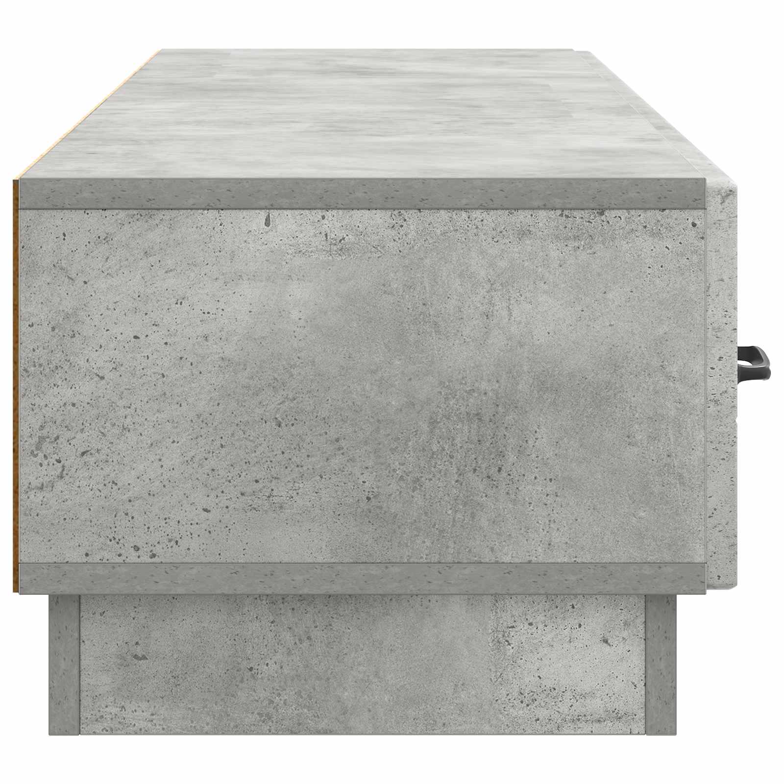 Meuble TV Gris béton 147 x 34,5 x 27 cm Bois d'ingénierie - XIOS