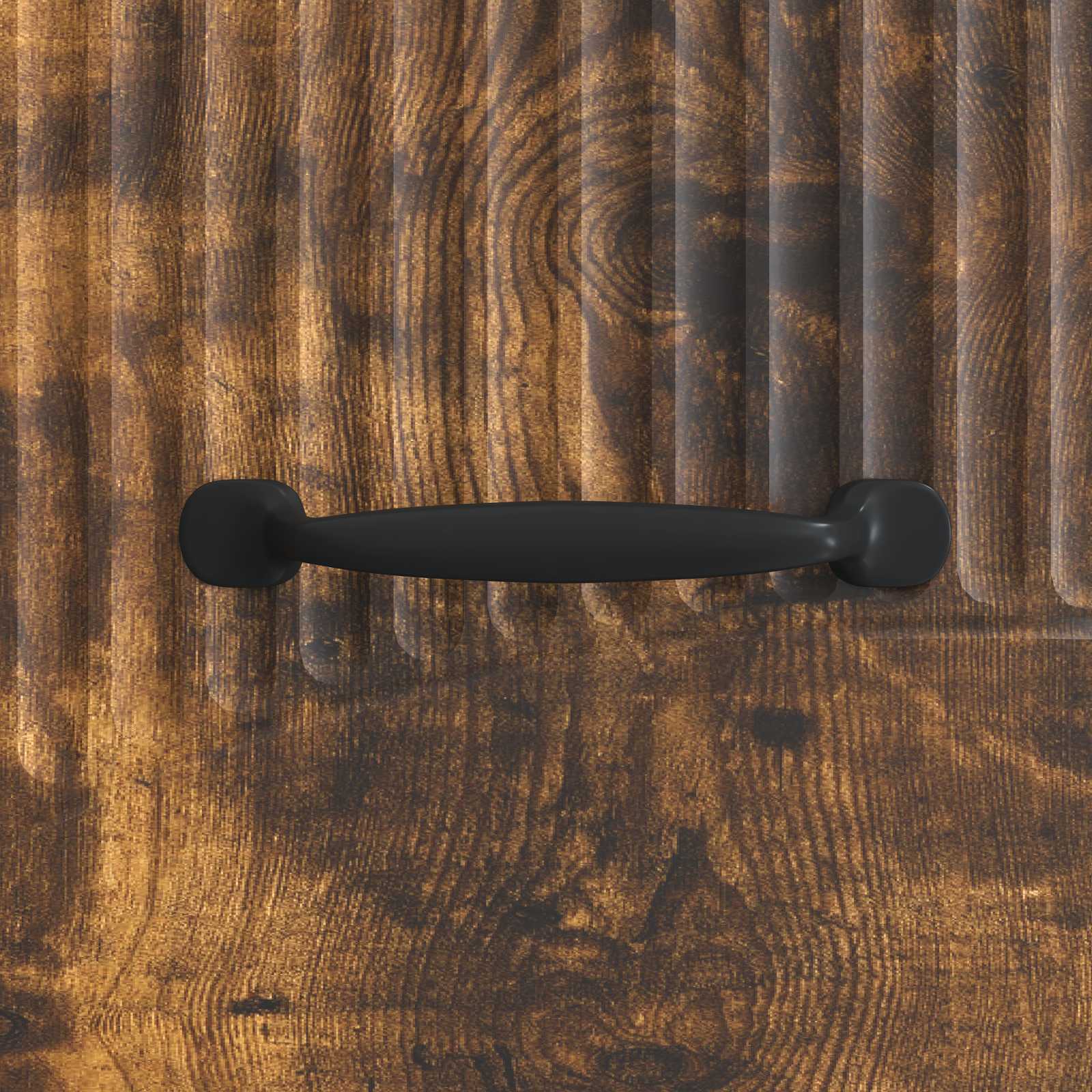 Meuble TV Chêne fumé 147 x 34,5 x 27 cm Bois d'ingénierie - XIOS