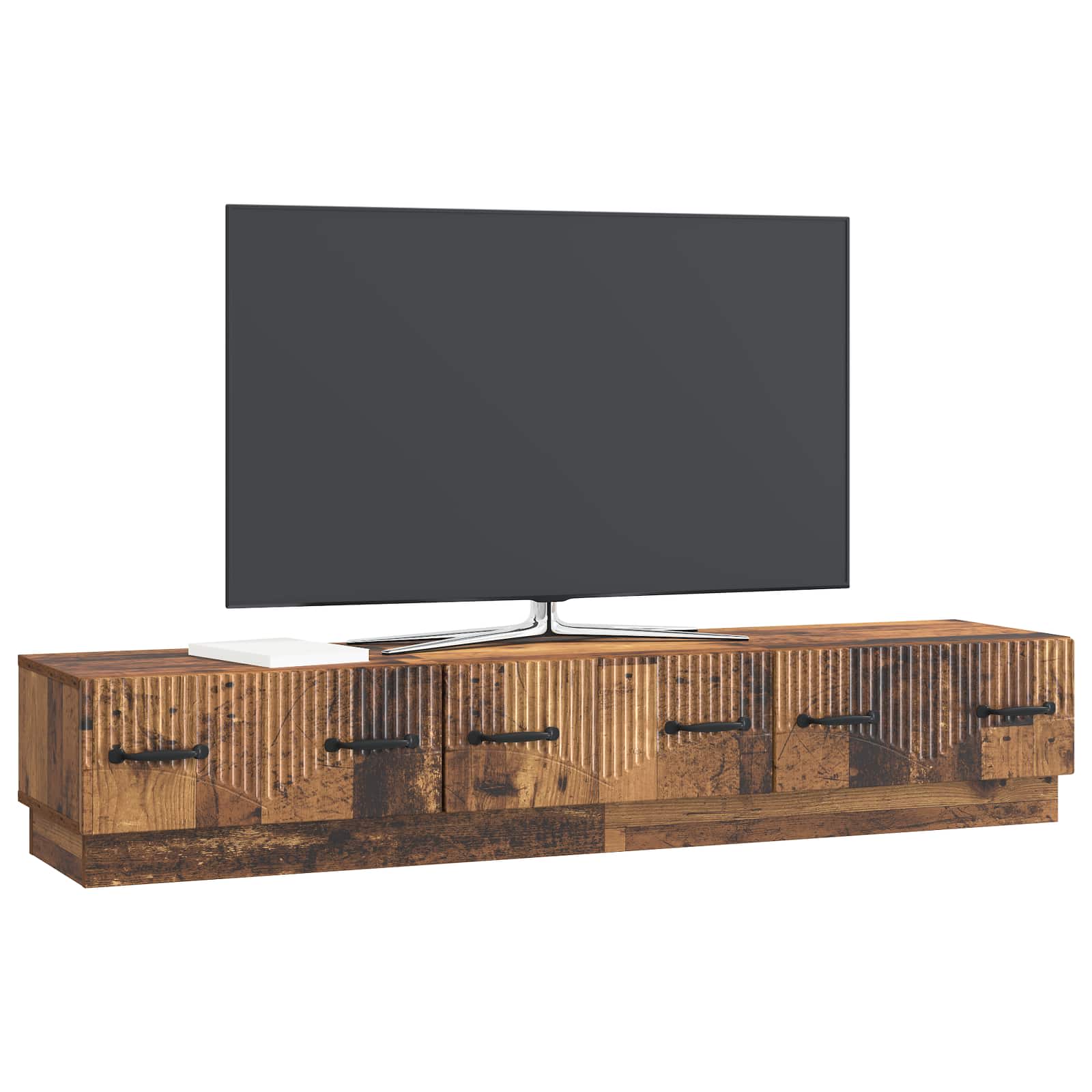 Meuble TV Bois ancien 147 x 34,5 x 27 cm Bois d'ingénierie - XIOS