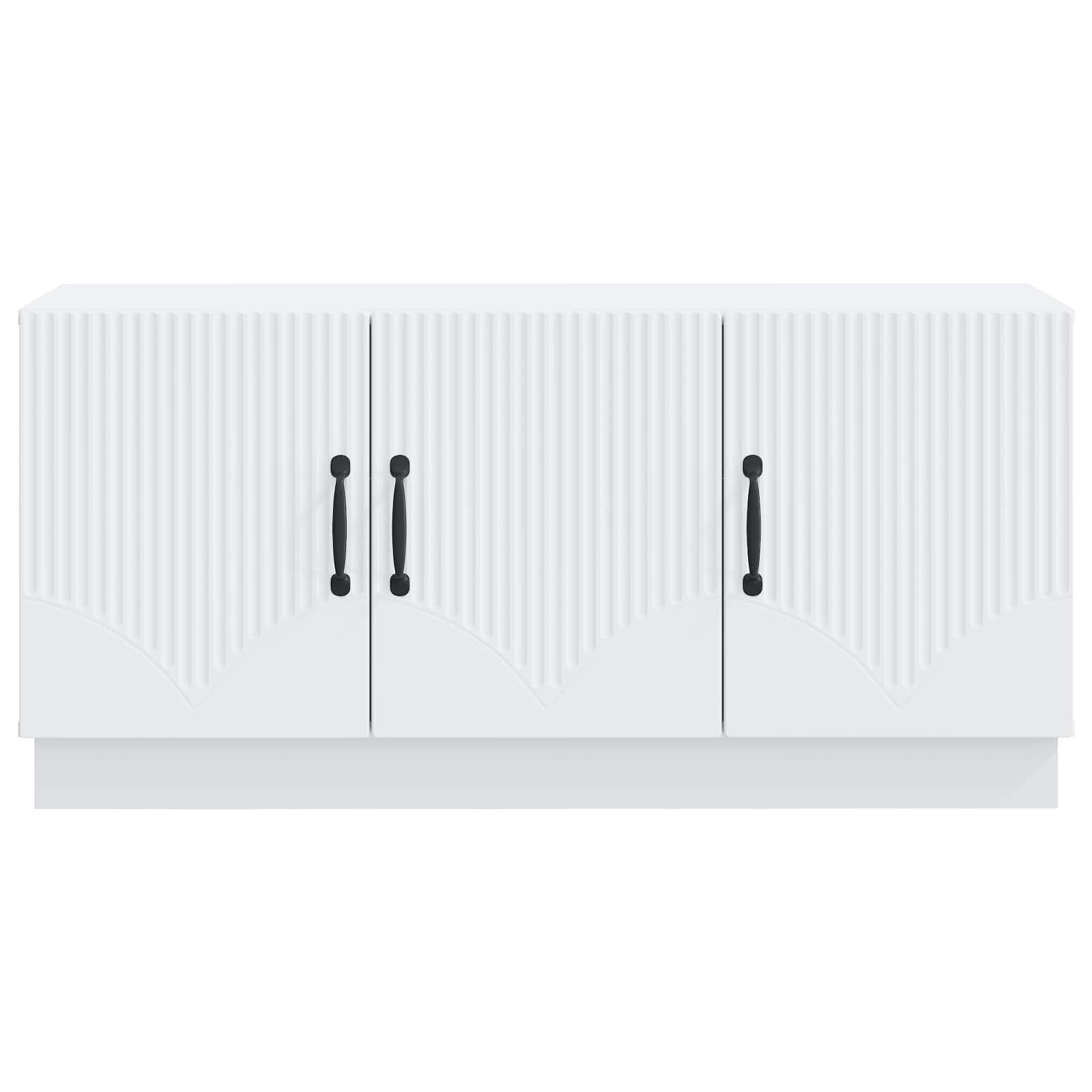 Meuble TV Blanc 99 x 34,5 x 47 cm Bois d'ingénierie - XIOS