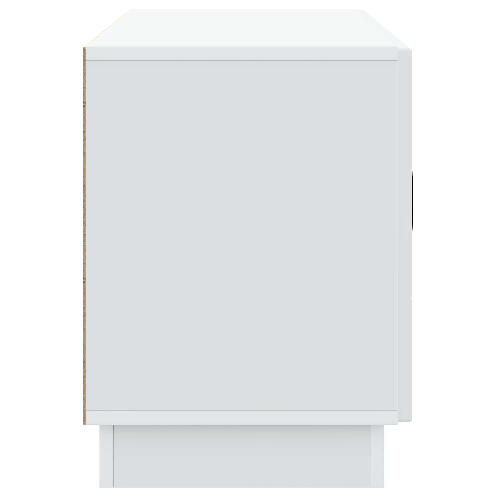 Meuble TV Blanc 99 x 34,5 x 47 cm Bois d'ingénierie - XIOS