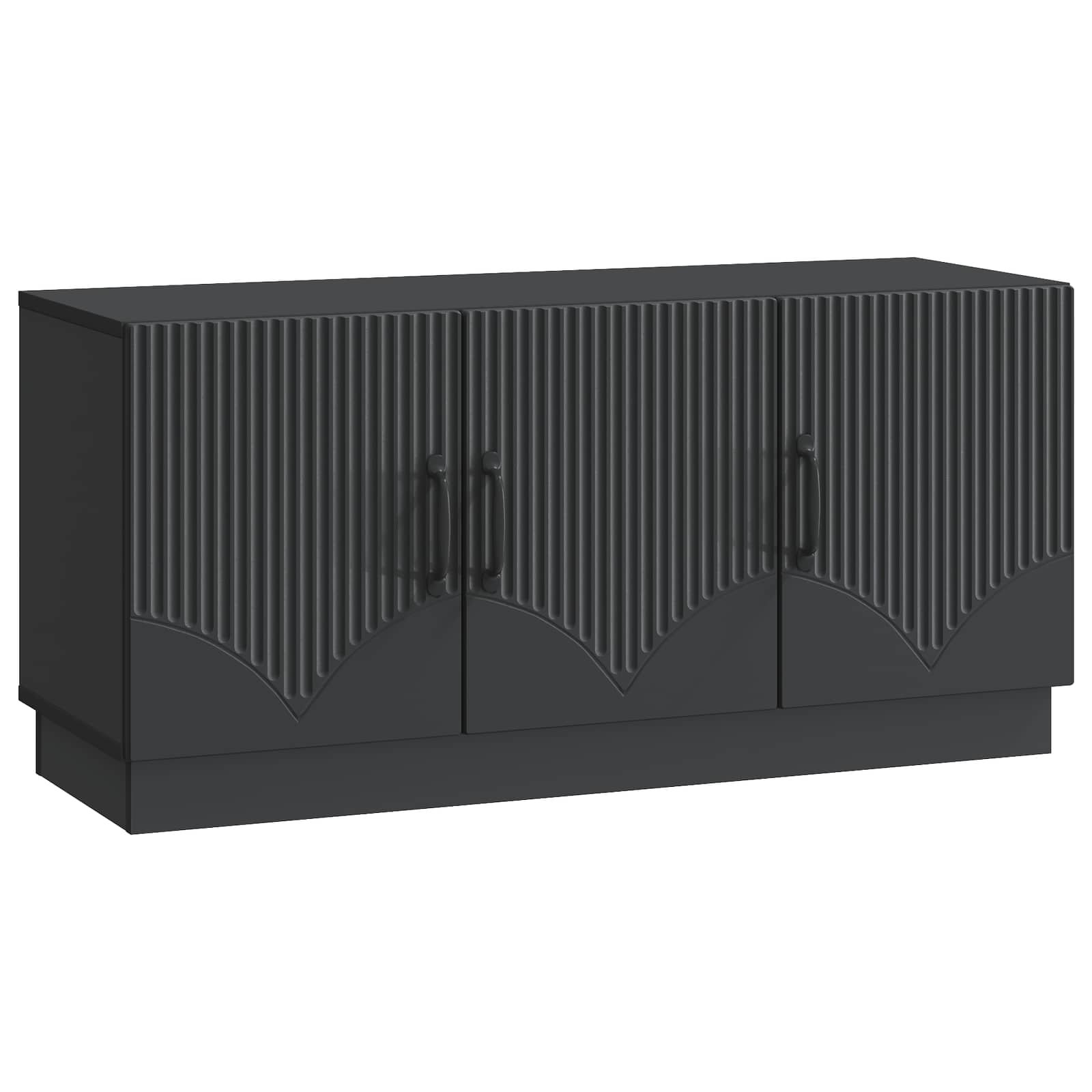 Meuble TV Noir 99 x 34,5 x 47 cm Bois d'ingénierie - XIOS