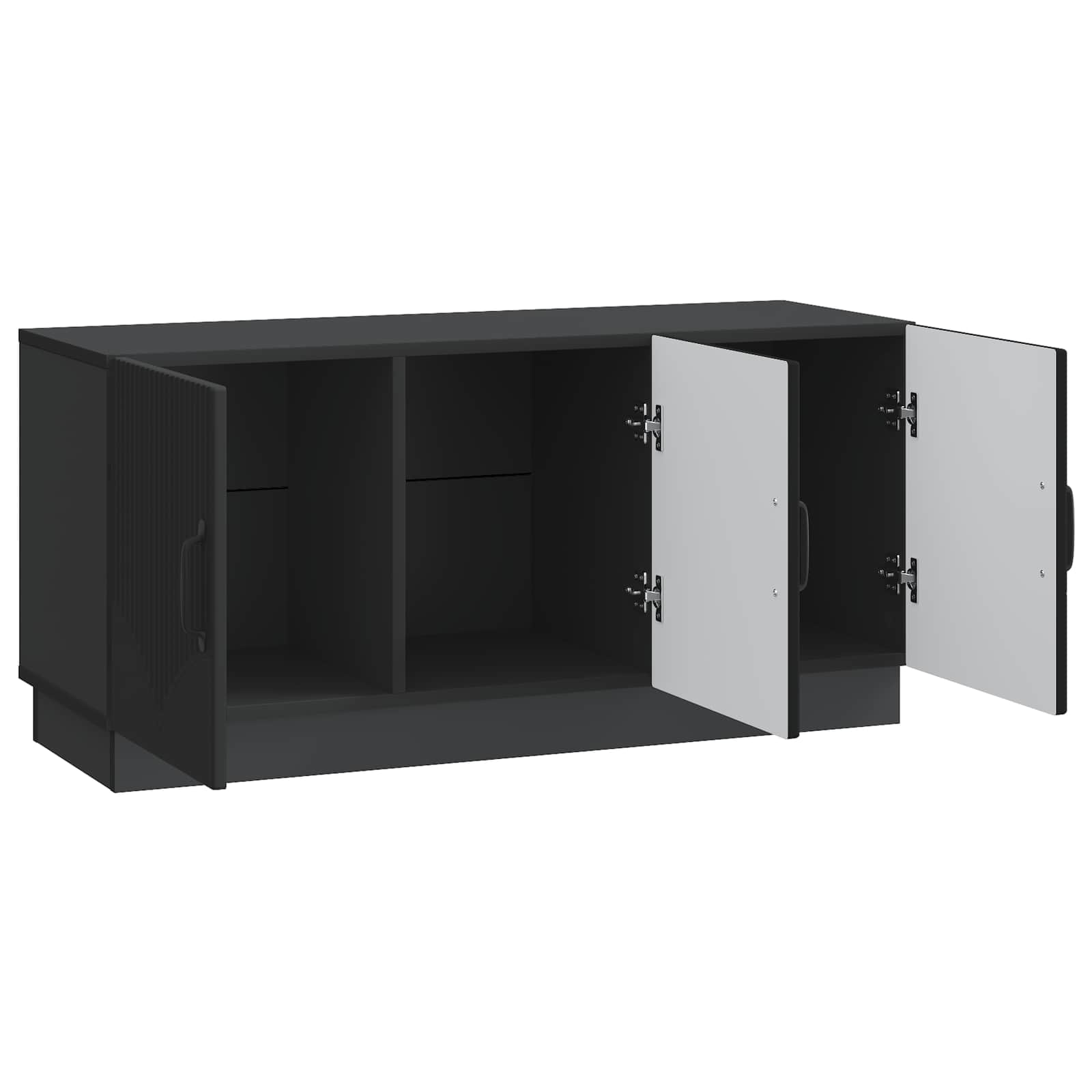 Meuble TV Noir 99 x 34,5 x 47 cm Bois d'ingénierie - XIOS