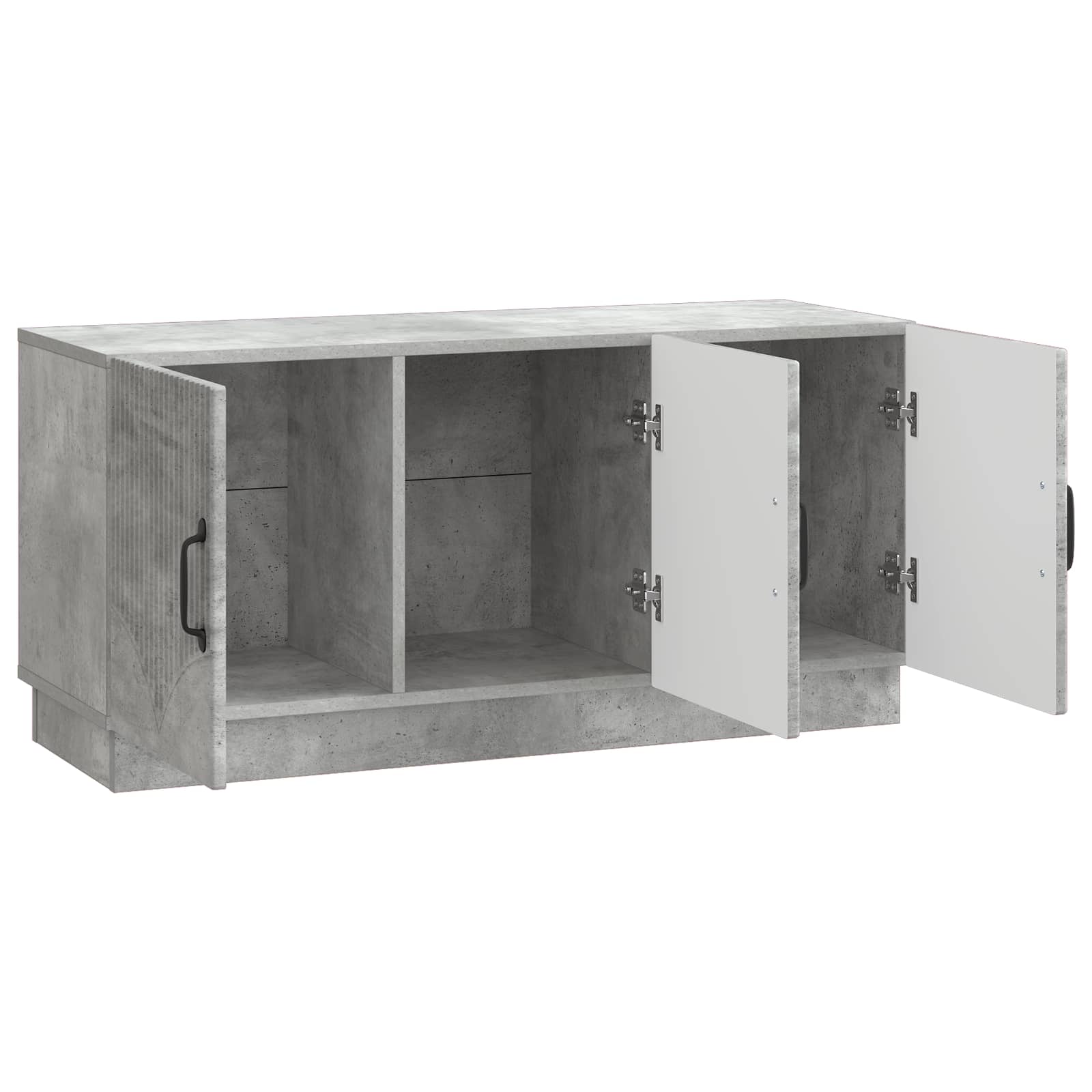 Meuble TV Gris béton 99 x 34,5 x 47 cm Bois d'ingénierie - XIOS