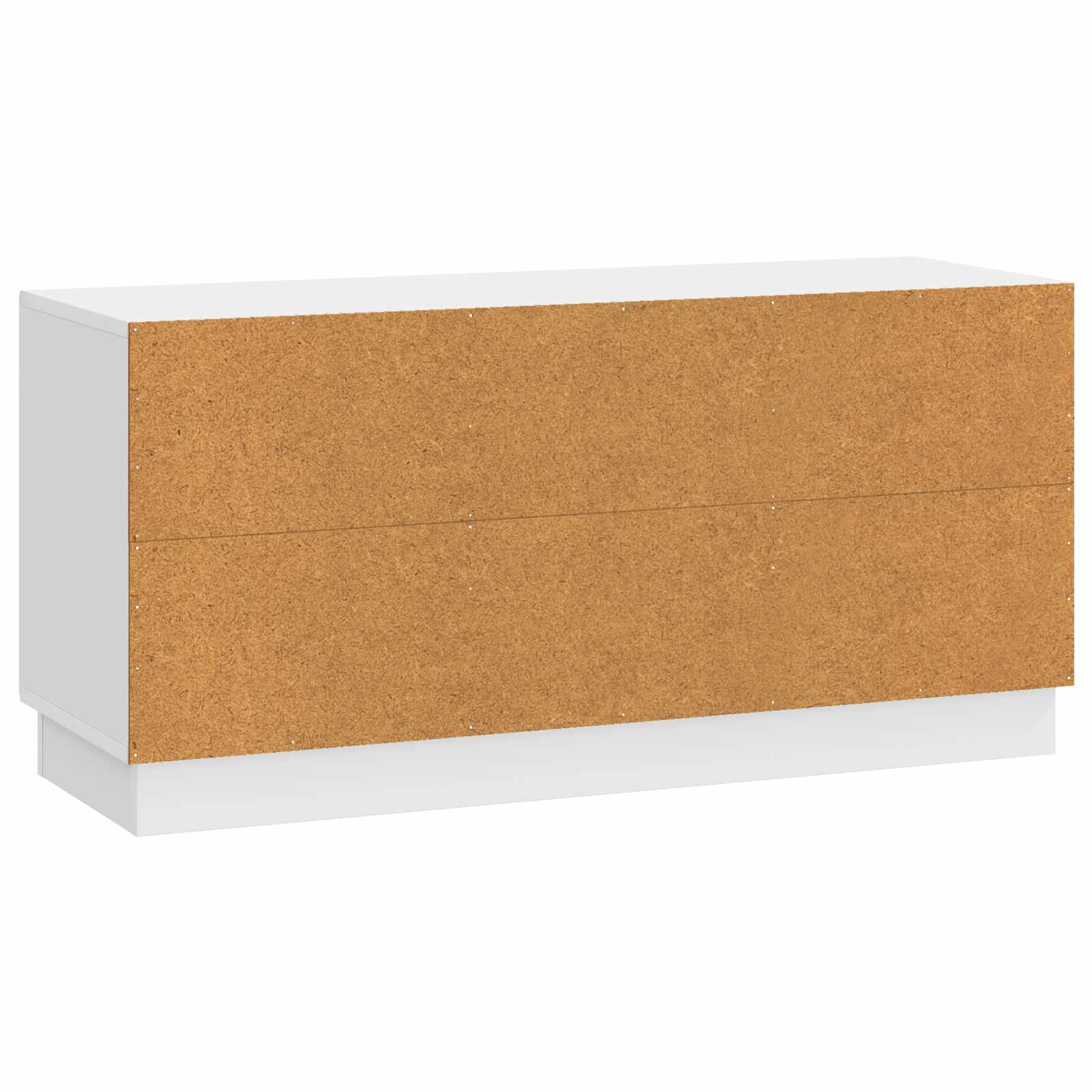 Meuble TV Blanc brillant 99 x 34,5 x 47 cm Bois d'ingénierie - XIOS