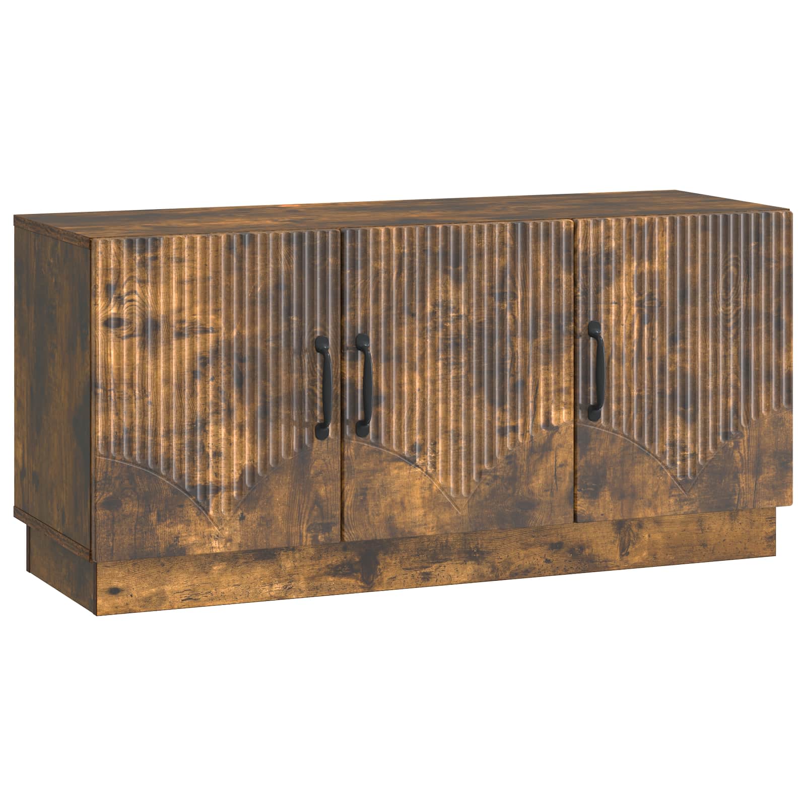 Meuble TV Chêne fumé 99 x 34,5 x 47 cm Bois d'ingénierie - XIOS