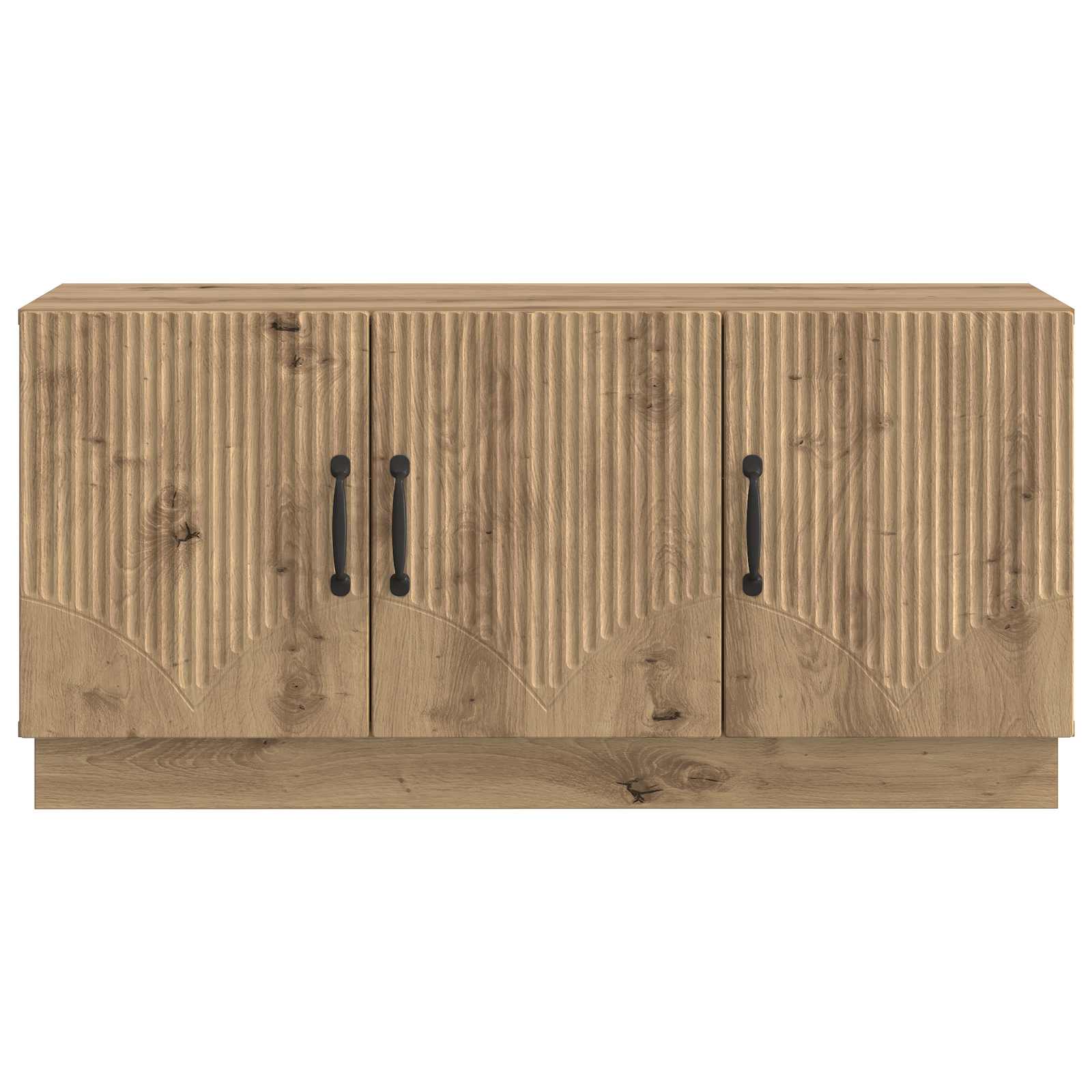 Meuble TV Chêne artisanal 99 x 34,5 x 47 cm Bois d'ingénierie - XIOS