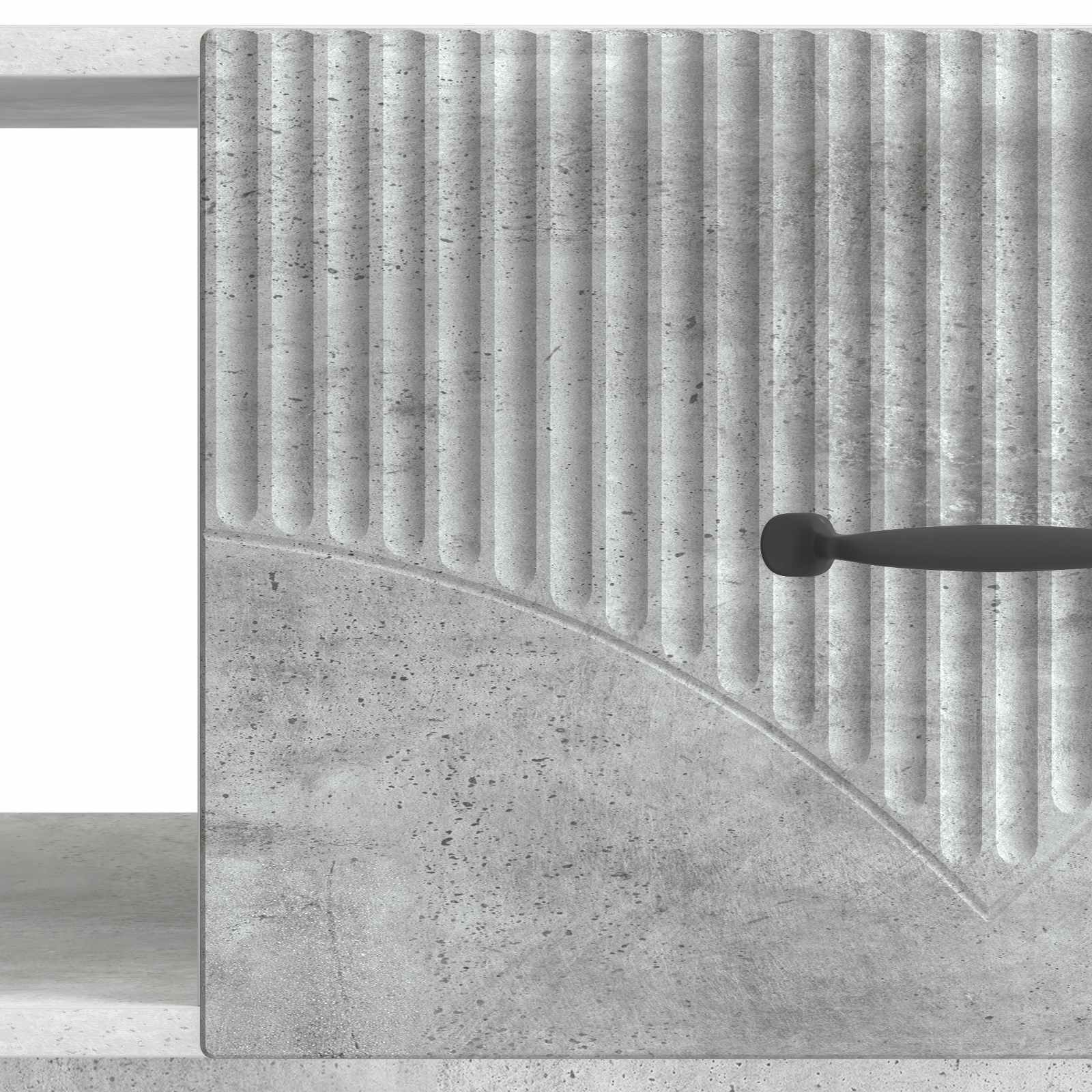 Table basse Gris béton 90 x 50 x 37 cm Bois d'ingénierie - XIOS