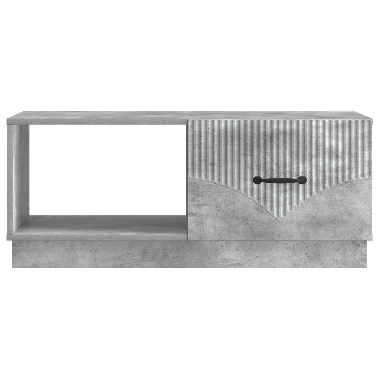 Table basse Gris béton 90 x 50 x 37 cm Bois d'ingénierie - XIOS
