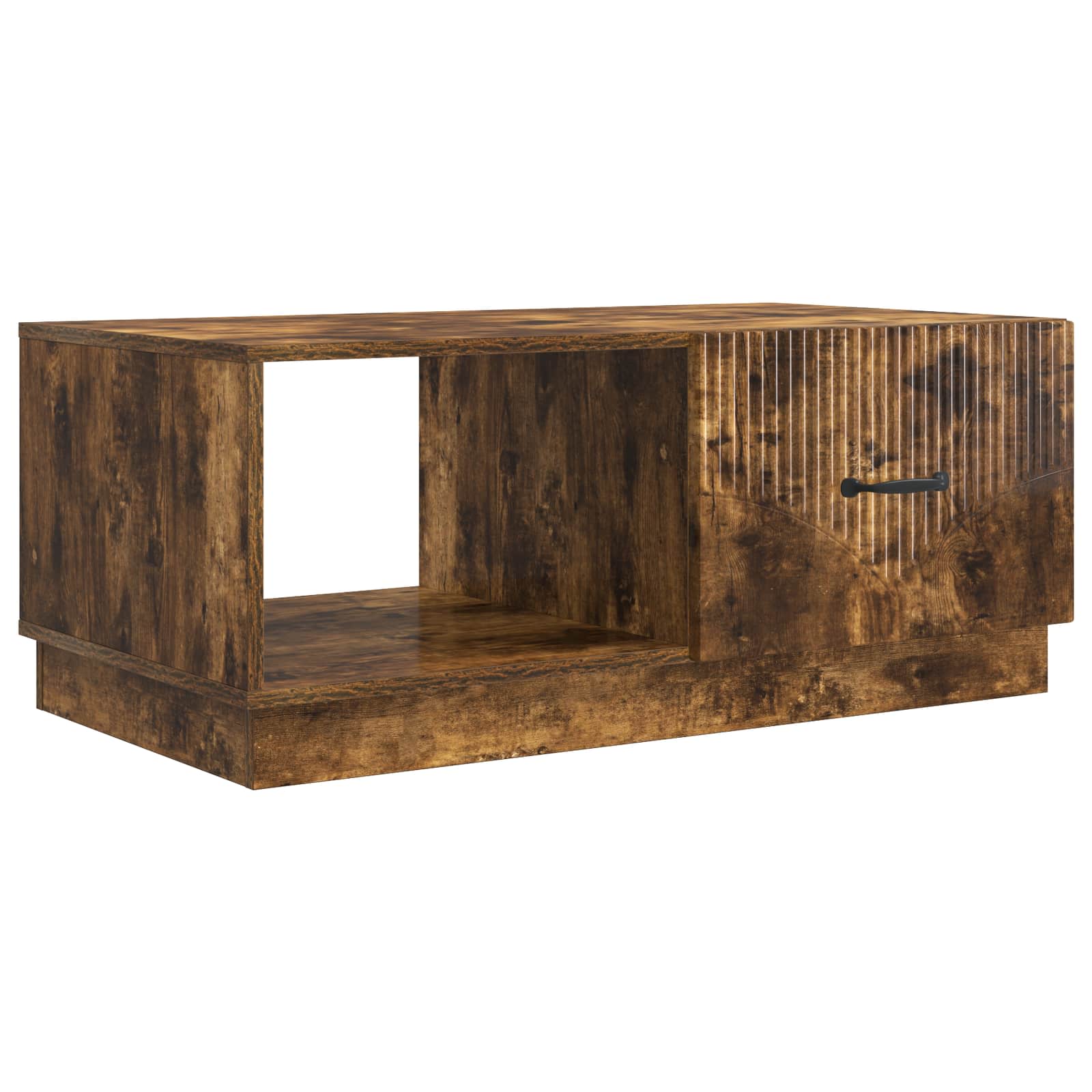 Table basse Chêne fumé 90 x 50 x 37 cm Bois d'ingénierie - XIOS