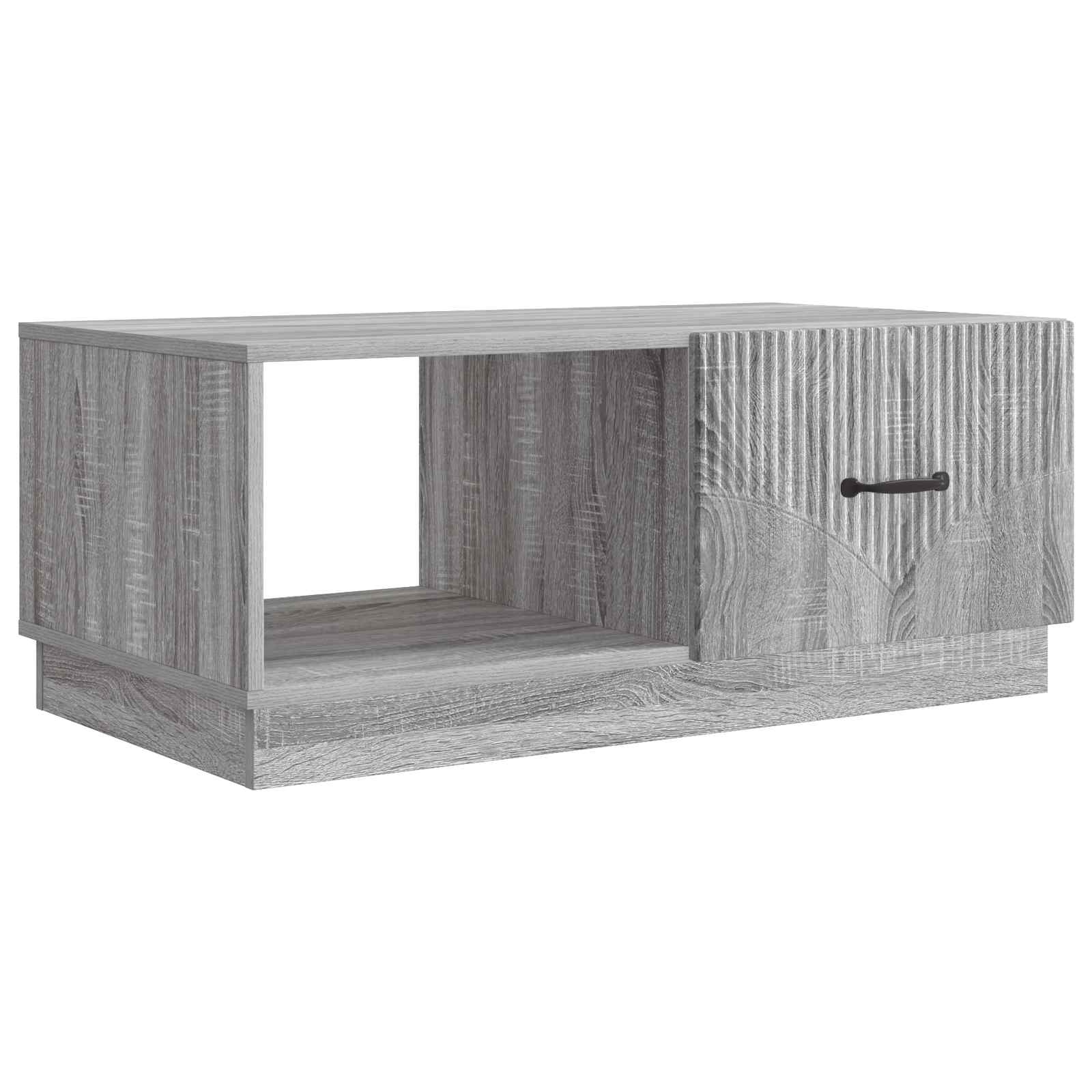 Table basse Sonoma gris 90 x 50 x 37 cm Bois d'ingénierie - XIOS