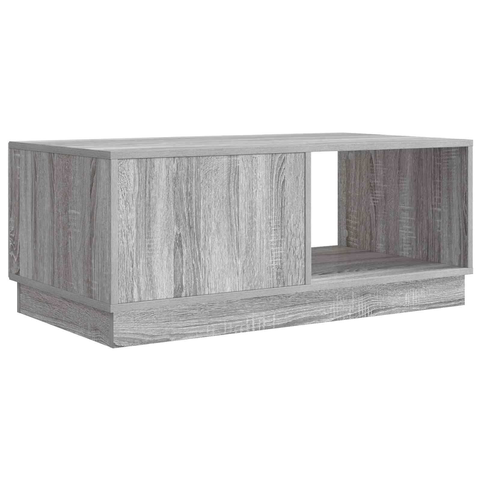 Table basse Sonoma gris 90 x 50 x 37 cm Bois d'ingénierie - XIOS