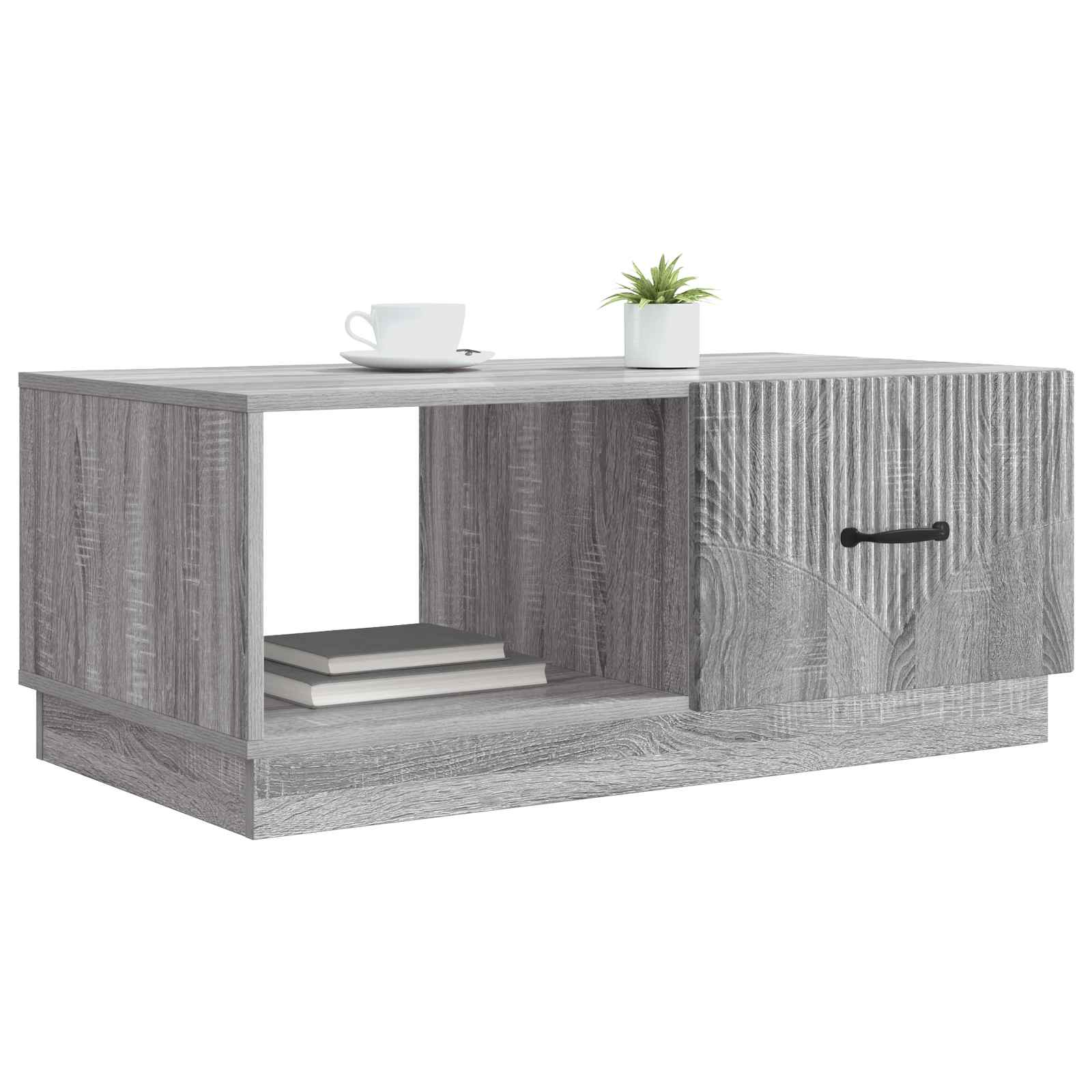 Table basse Sonoma gris 90 x 50 x 37 cm Bois d'ingénierie - XIOS