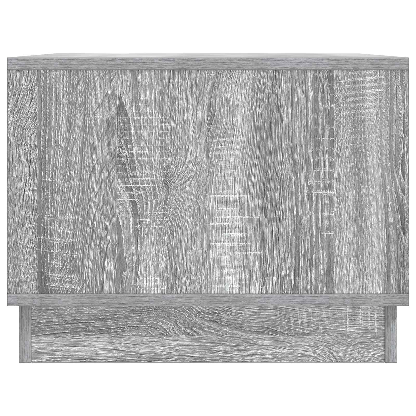 Table basse Sonoma gris 90 x 50 x 37 cm Bois d'ingénierie - XIOS