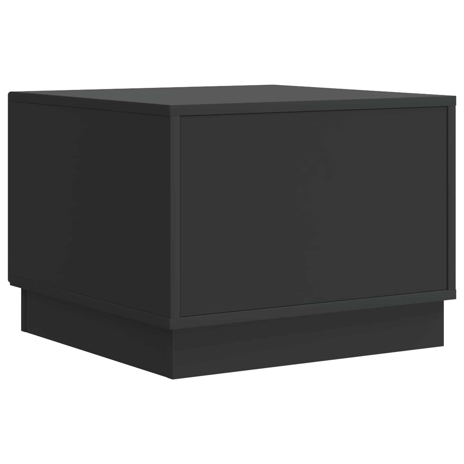 Table basse avec tiroir Noir 49 x 50 x 37 cm Bois d'ingénierie - XIOS