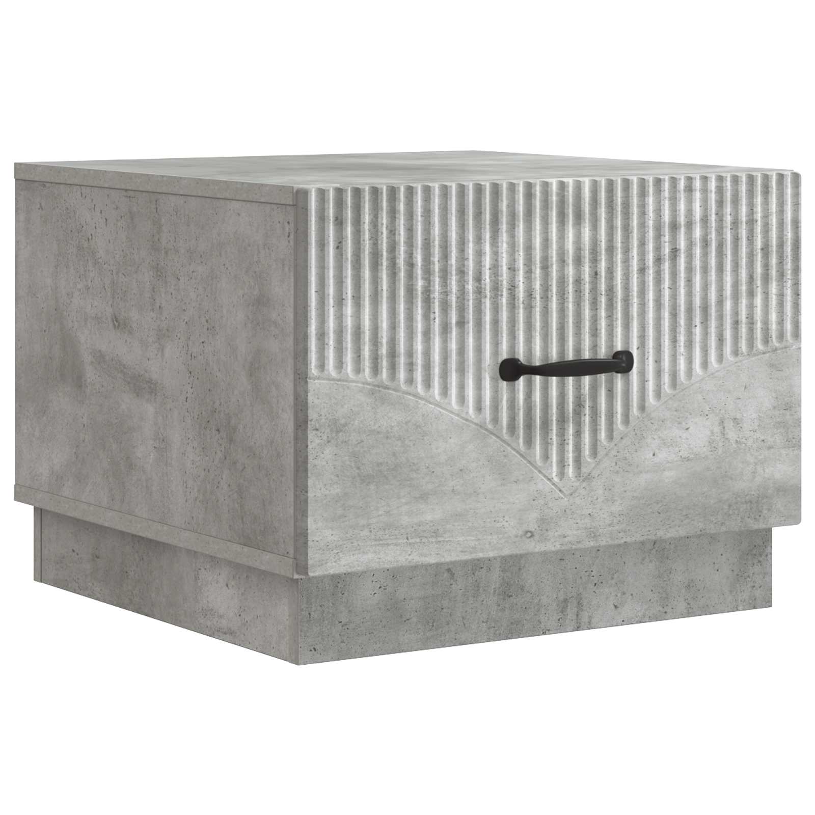 Table basse Gris béton 49 x 50 x 37 cm Bois d'ingénierie - XIOS