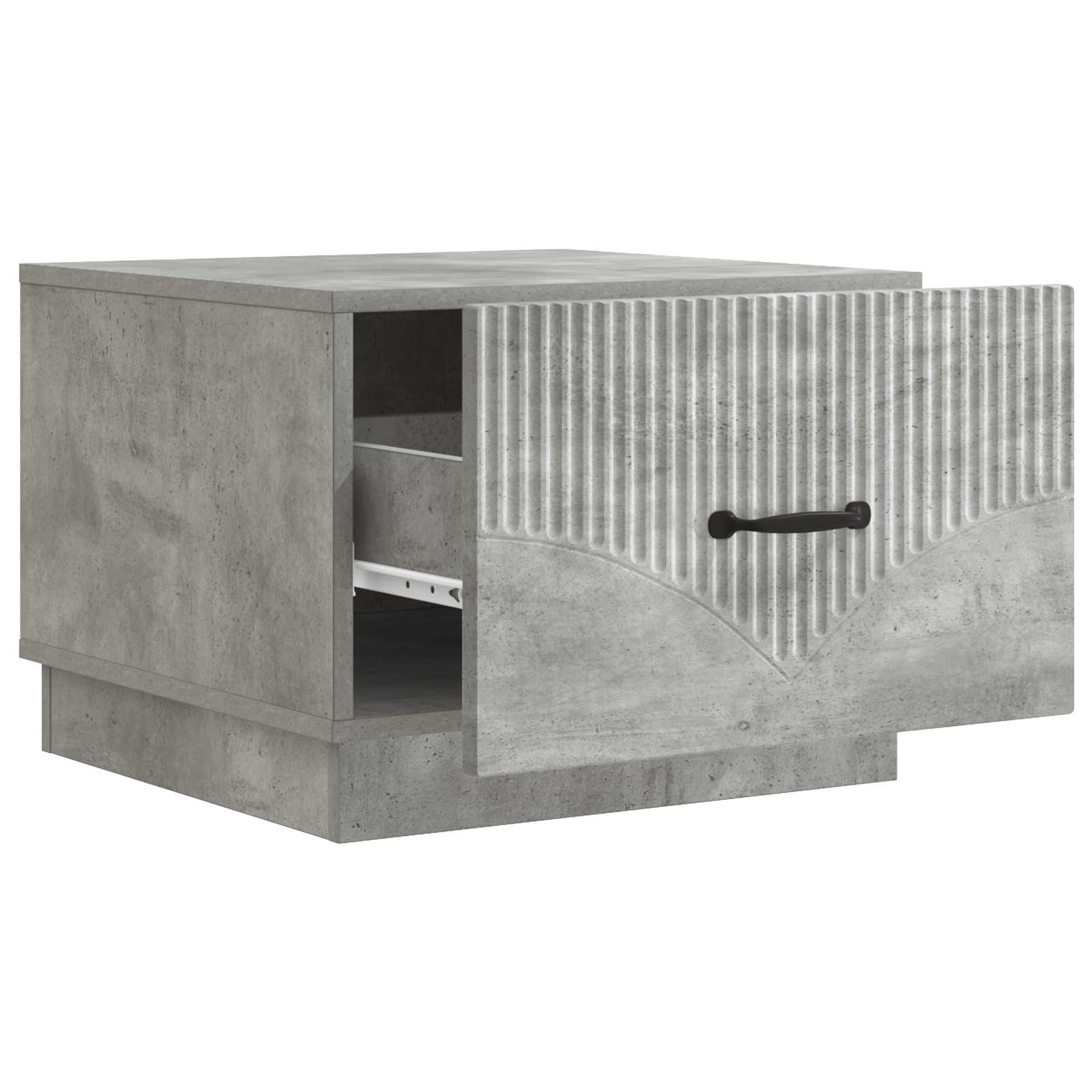Table basse Gris béton 49 x 50 x 37 cm Bois d'ingénierie - XIOS