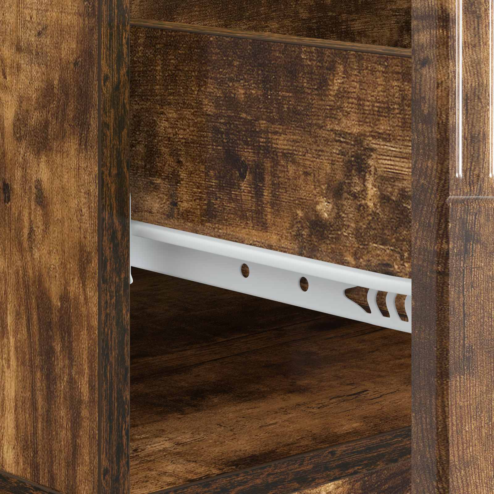 Table basse Chêne fumé 49 x 50 x 37 cm Bois d'ingénierie - XIOS