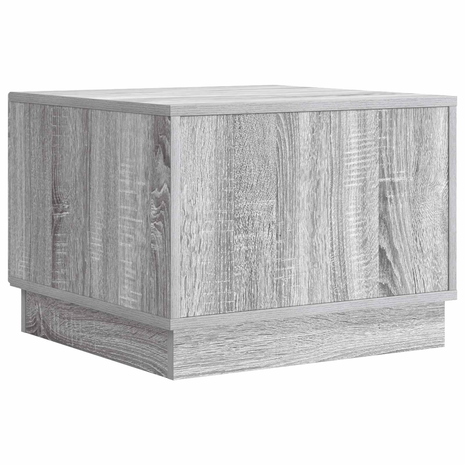 Table basse Sonoma gris 49 x 50 x 37 cm Bois d'ingénierie - XIOS