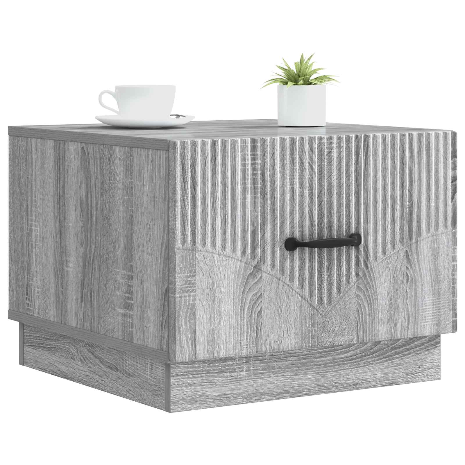 Table basse Sonoma gris 49 x 50 x 37 cm Bois d'ingénierie - XIOS