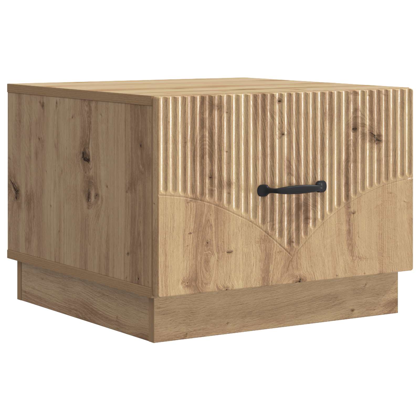 Table basse Chêne artisanal 49 x 50 x 37 cm Bois d'ingénierie - XIOS
