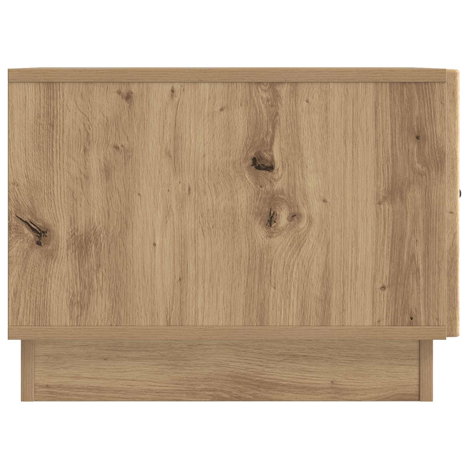 Table basse Chêne artisanal 49 x 50 x 37 cm Bois d'ingénierie - XIOS