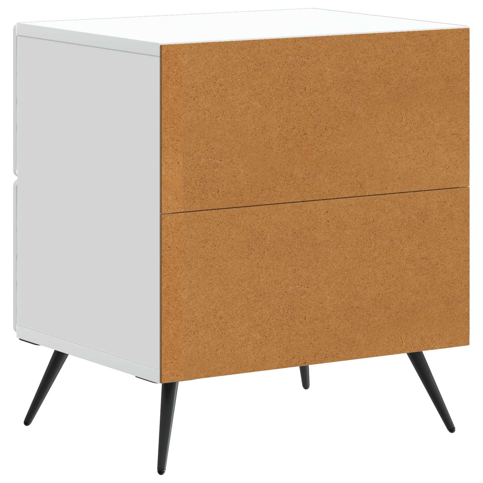 Cabinet de chevet Blanc 43 x 34,5 x 47,5 cm Bois d'ingénierie - XIOS