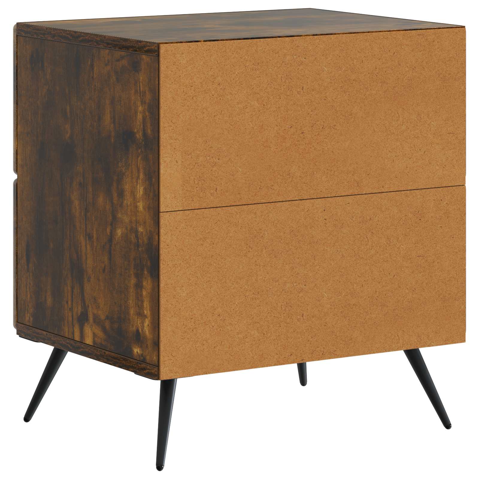 Cabinet de chevet avec tiroir Chêne fumé 43 x 34,5 x 47,5 cm - XIOS
