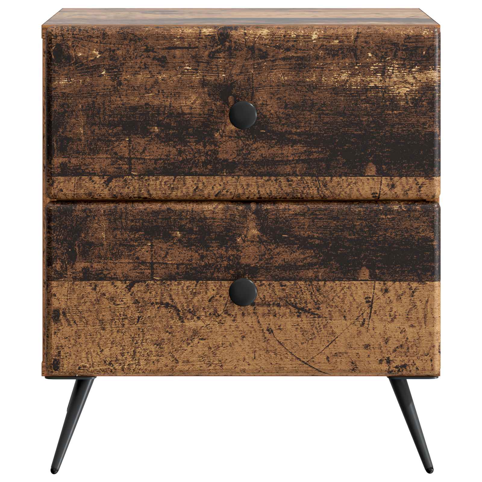 Cabinet de chevet avec tiroir Bois ancien 43 x 34,5 x 47,5 cm - XIOS
