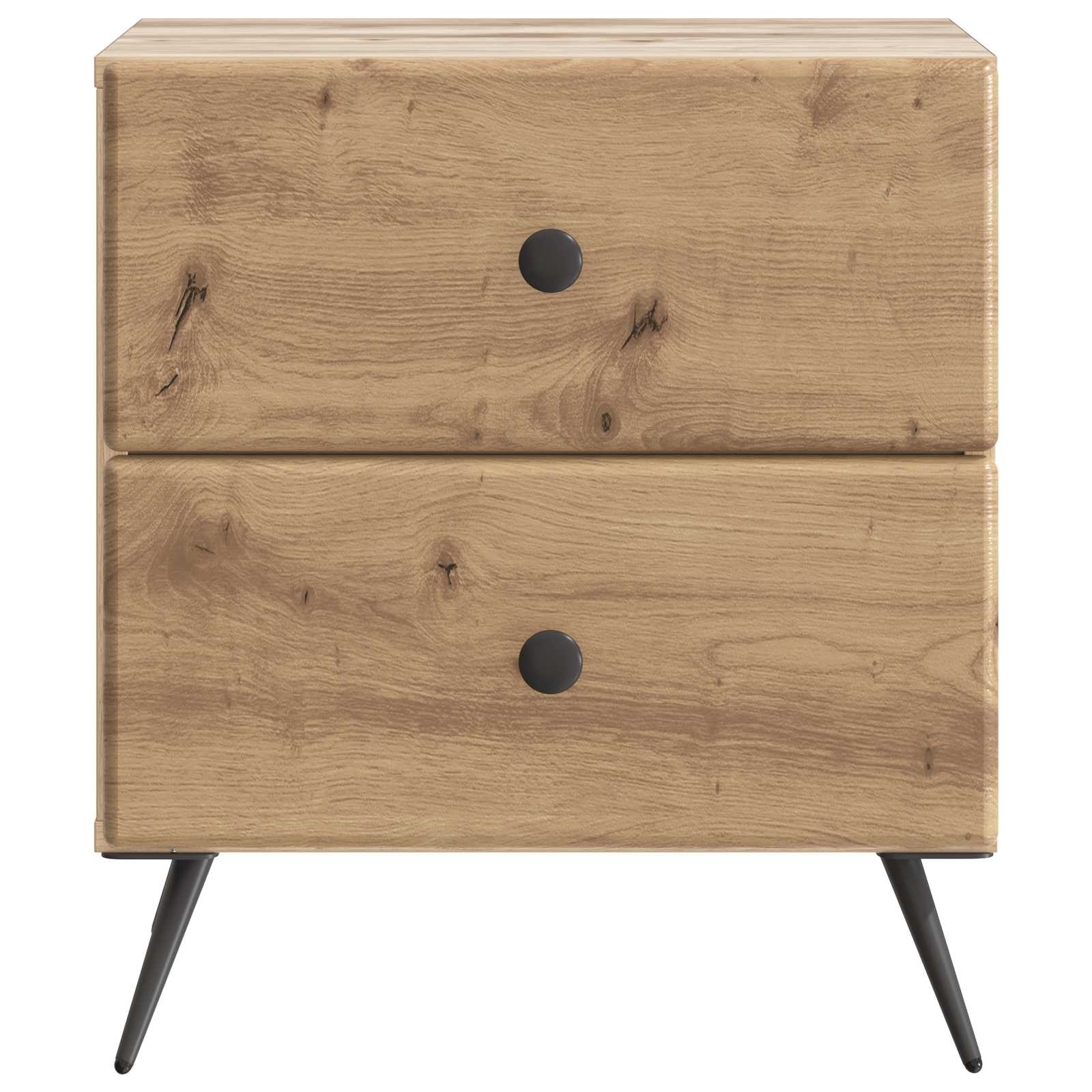 Cabinet de chevet 2 pcs Chêne artisanal 43 x 34,5 x 47,5 cm - XIOS