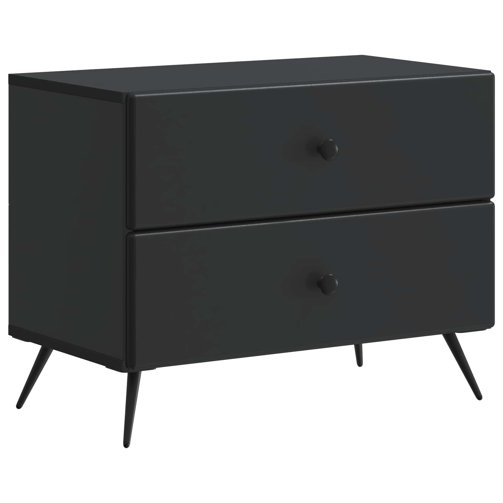 Cabinet de chevet Noir 62 x 34,5 x 47,5 cm Bois d'ingénierie - XIOS