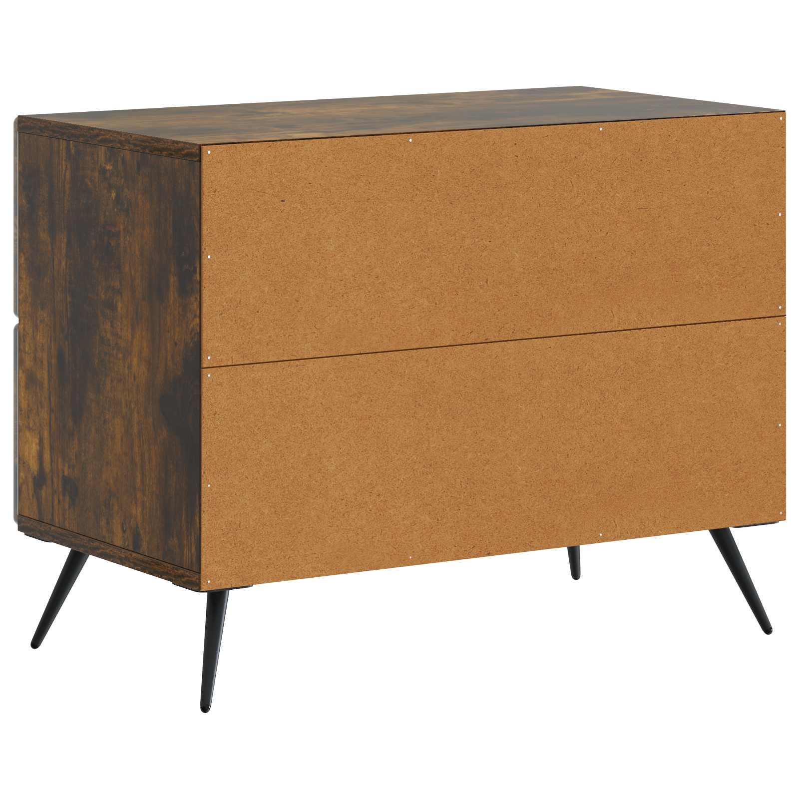 Cabinet de chevet avec tiroir Chêne fumé 62 x 34,5 x 47,5 cm - XIOS